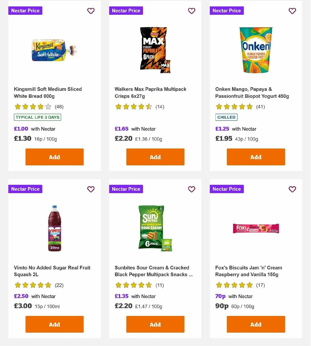 Sainsbury's Offers from 15 November