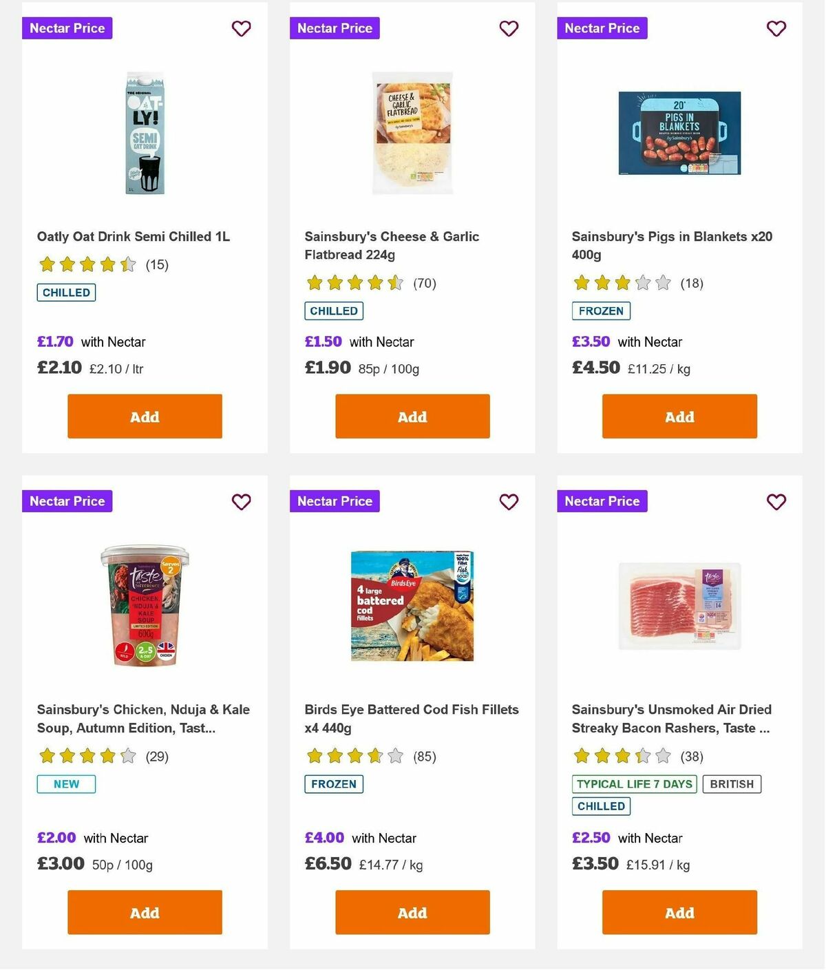 Sainsbury's Offers from 15 November