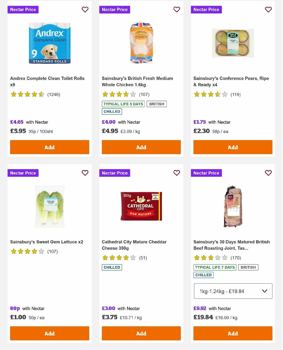 Sainsbury's Offers from 29 November