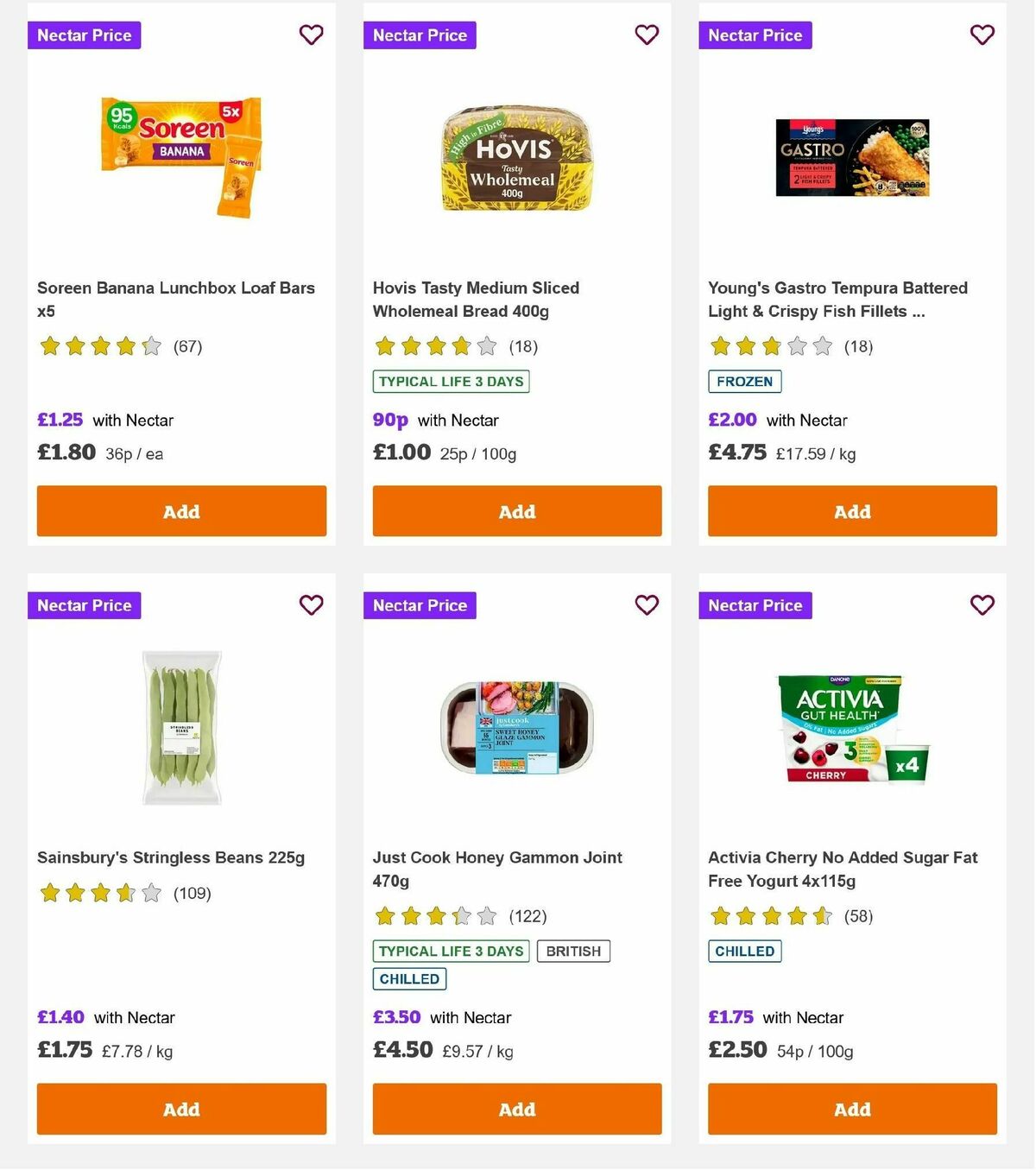 Sainsbury's Offers from 29 November