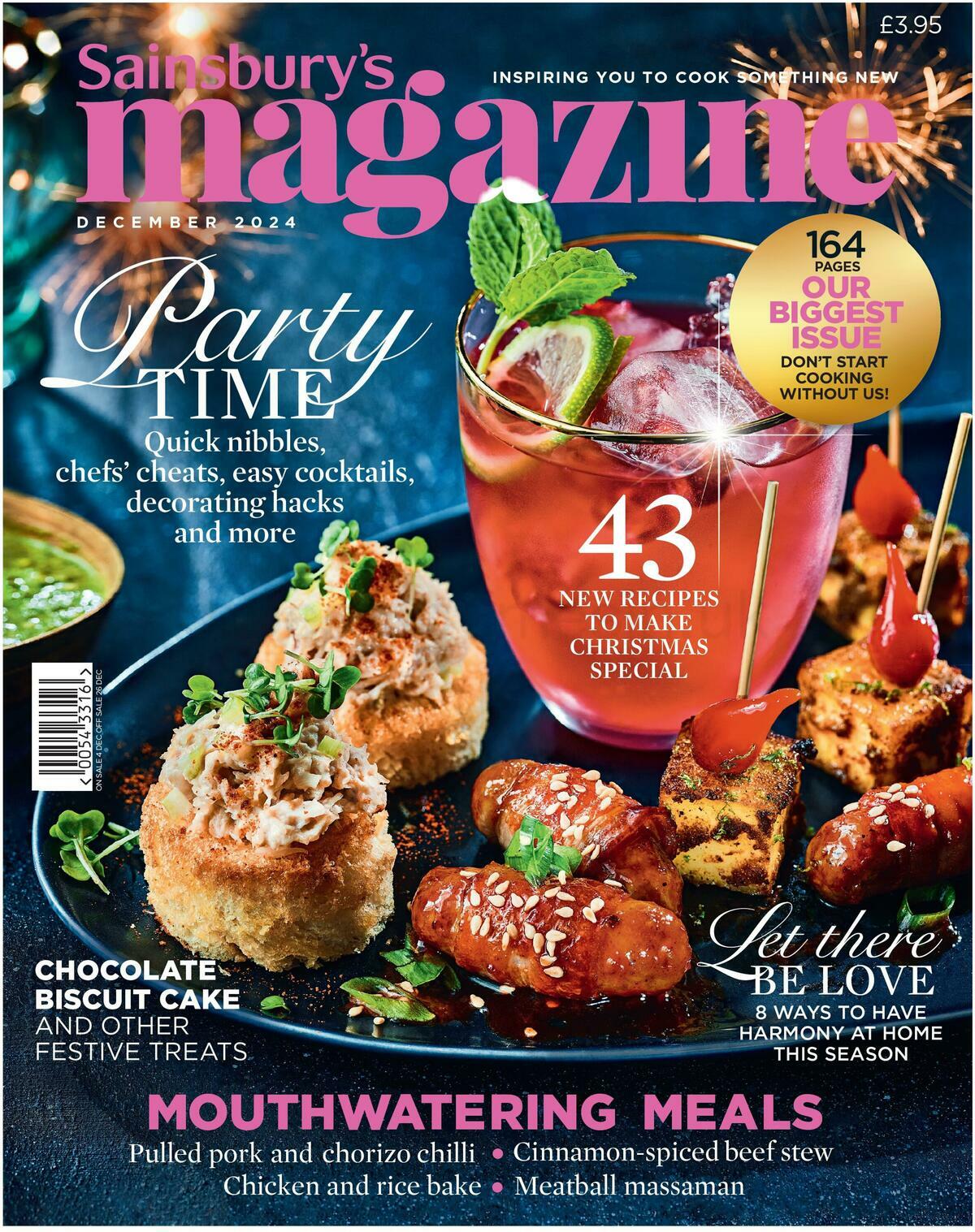 Sainsbury's Magazine December Offers from 1 December