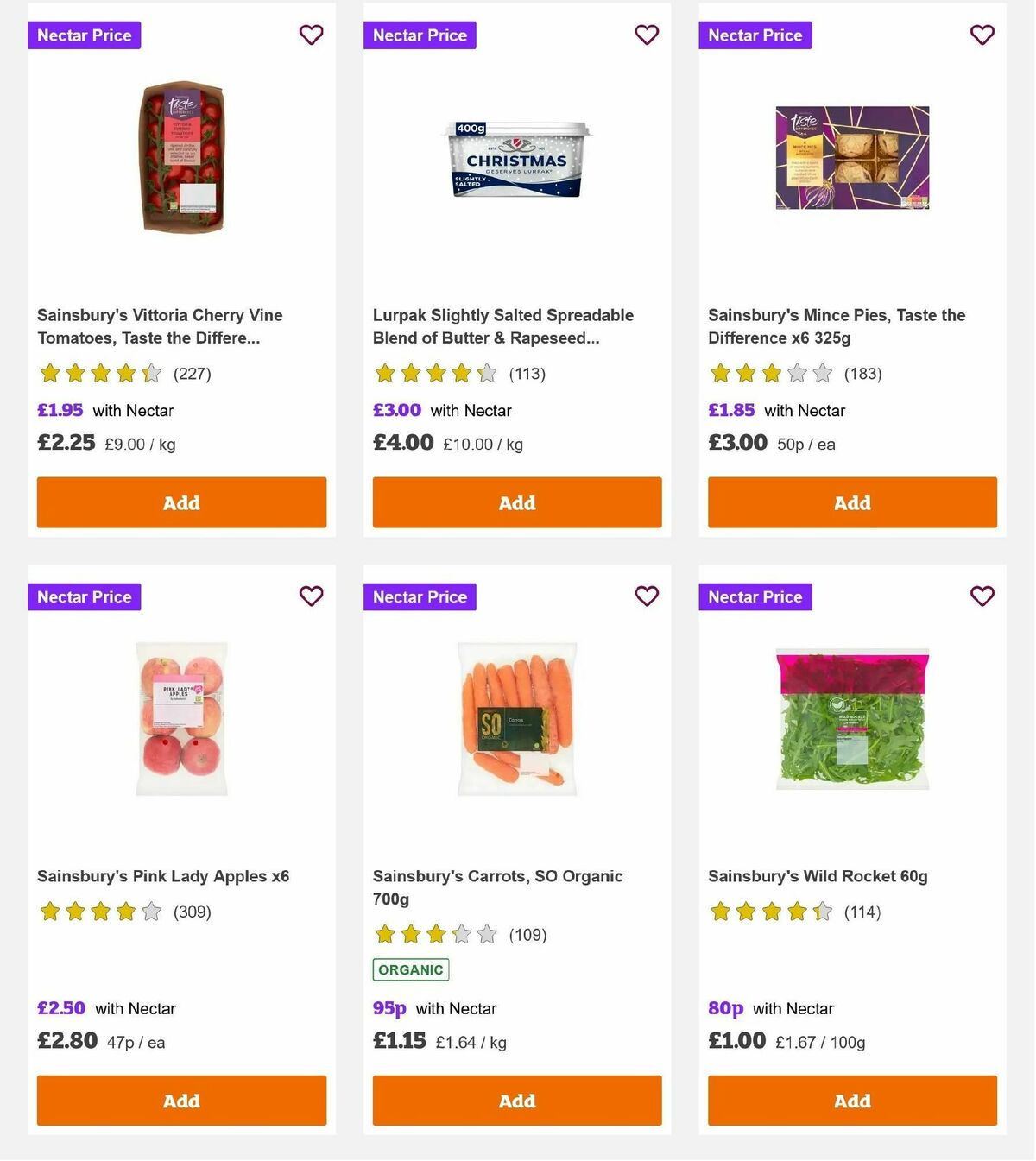 Sainsbury's Offers from 13 December