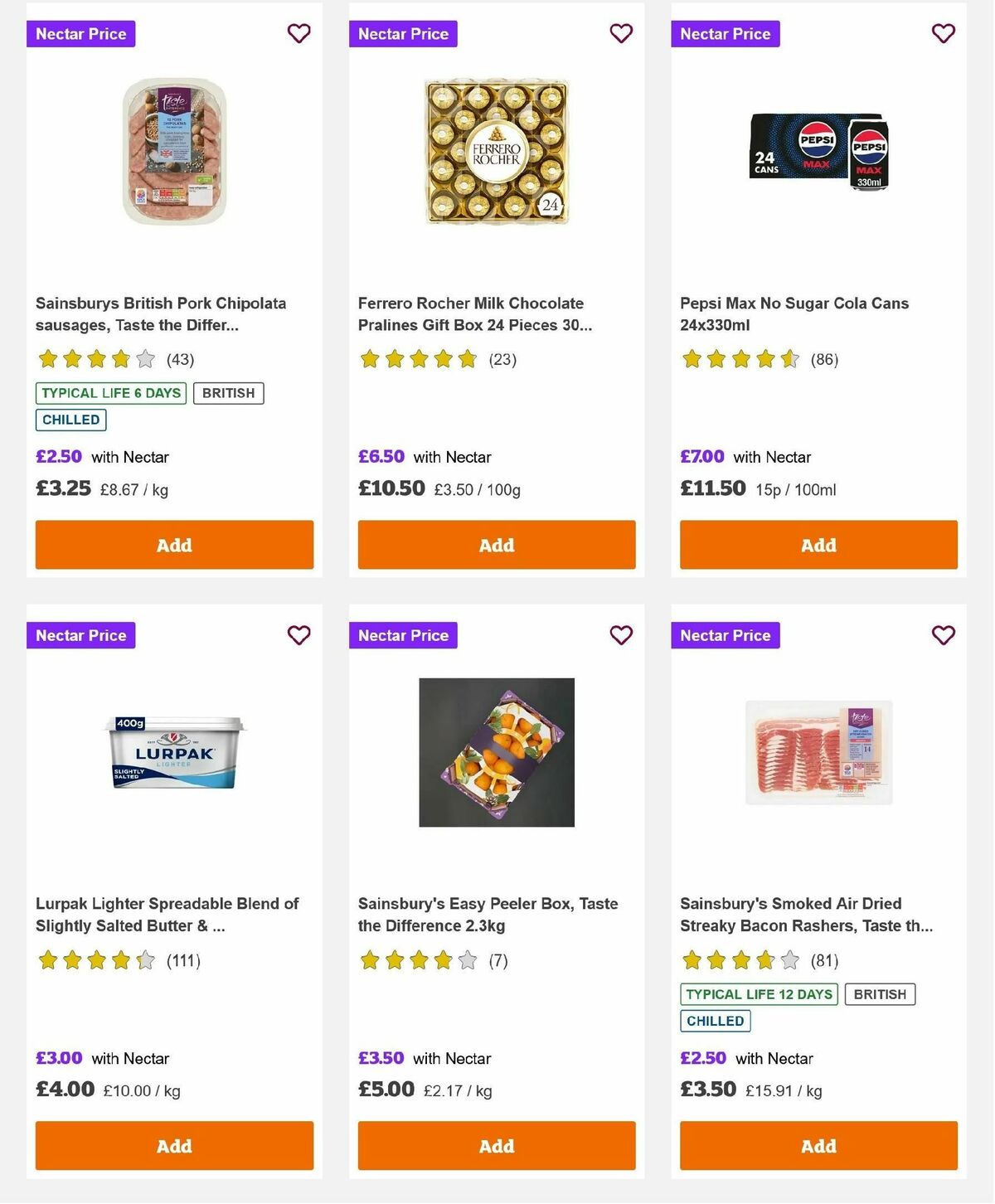 Sainsbury's Offers from 13 December