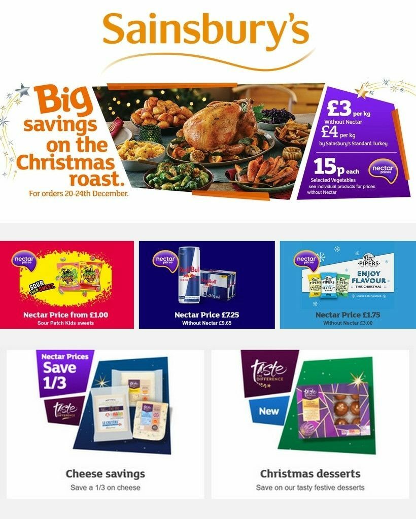 Sainsbury's Offers from 20 December