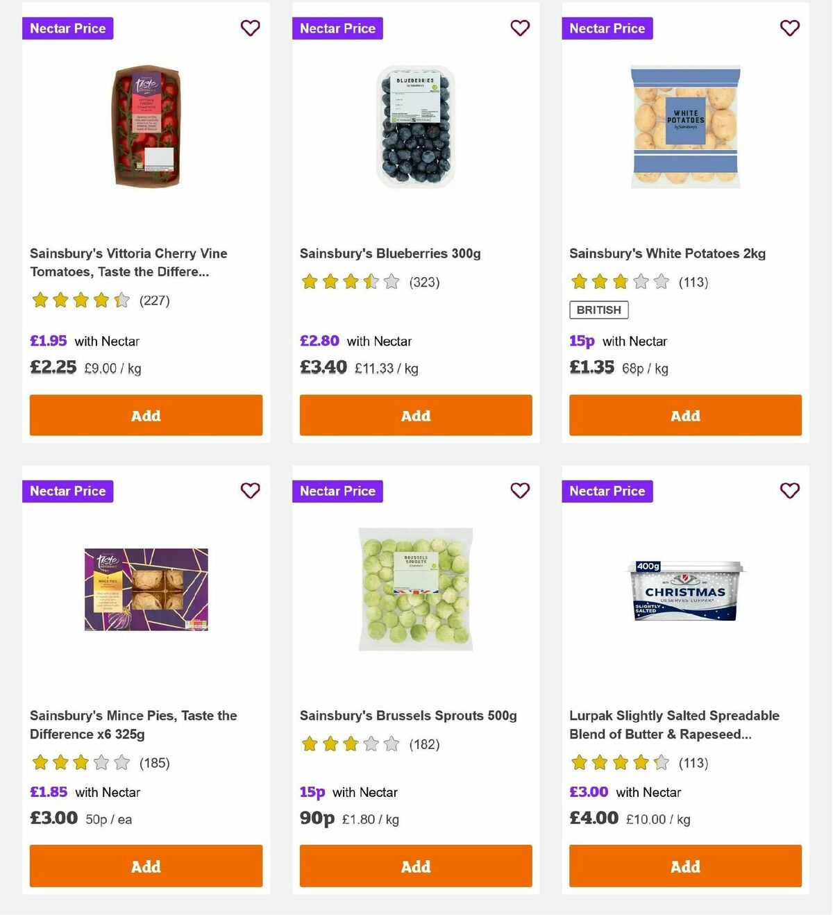 Sainsbury's Offers from 20 December