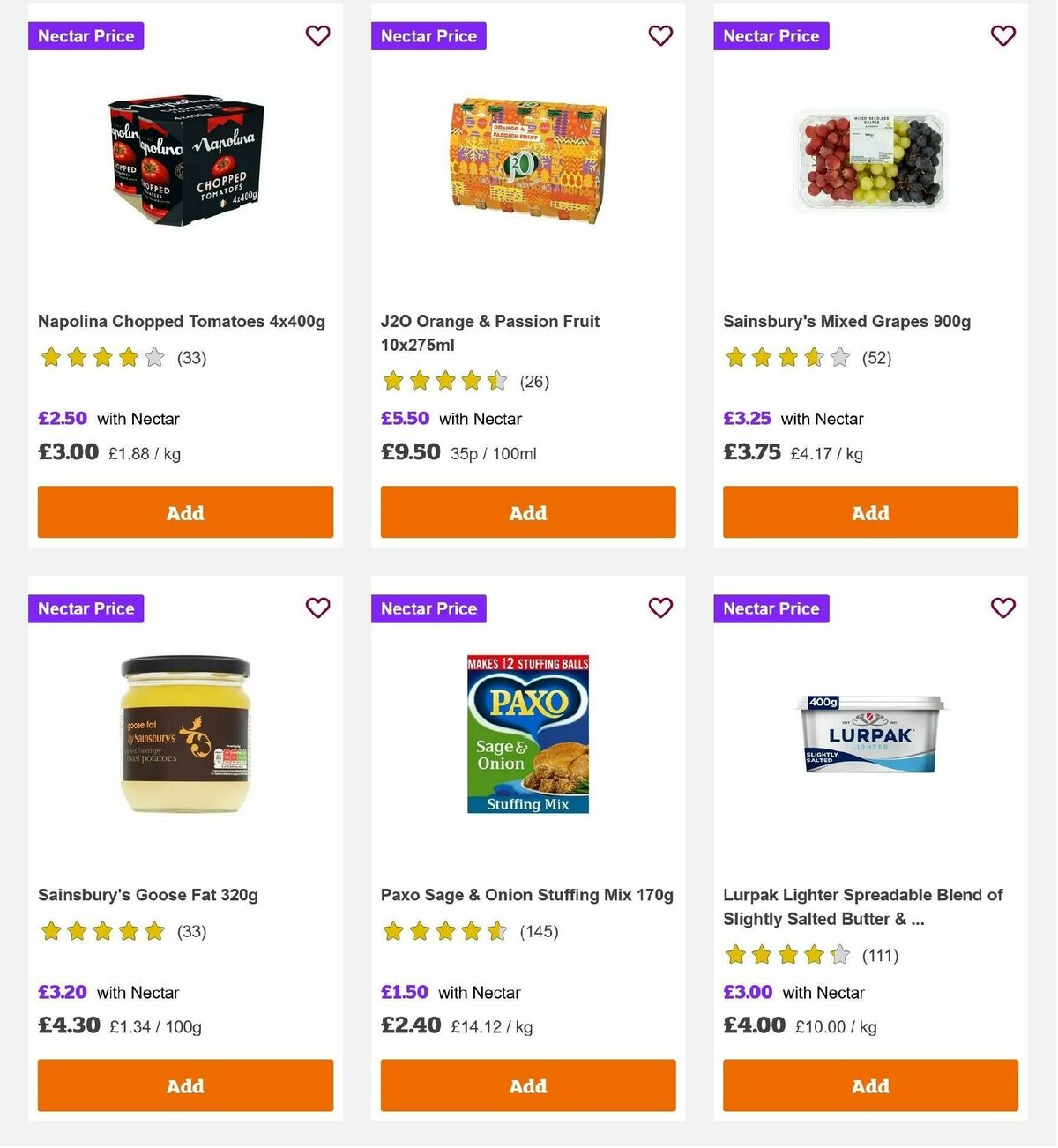 Sainsbury's Offers from 20 December