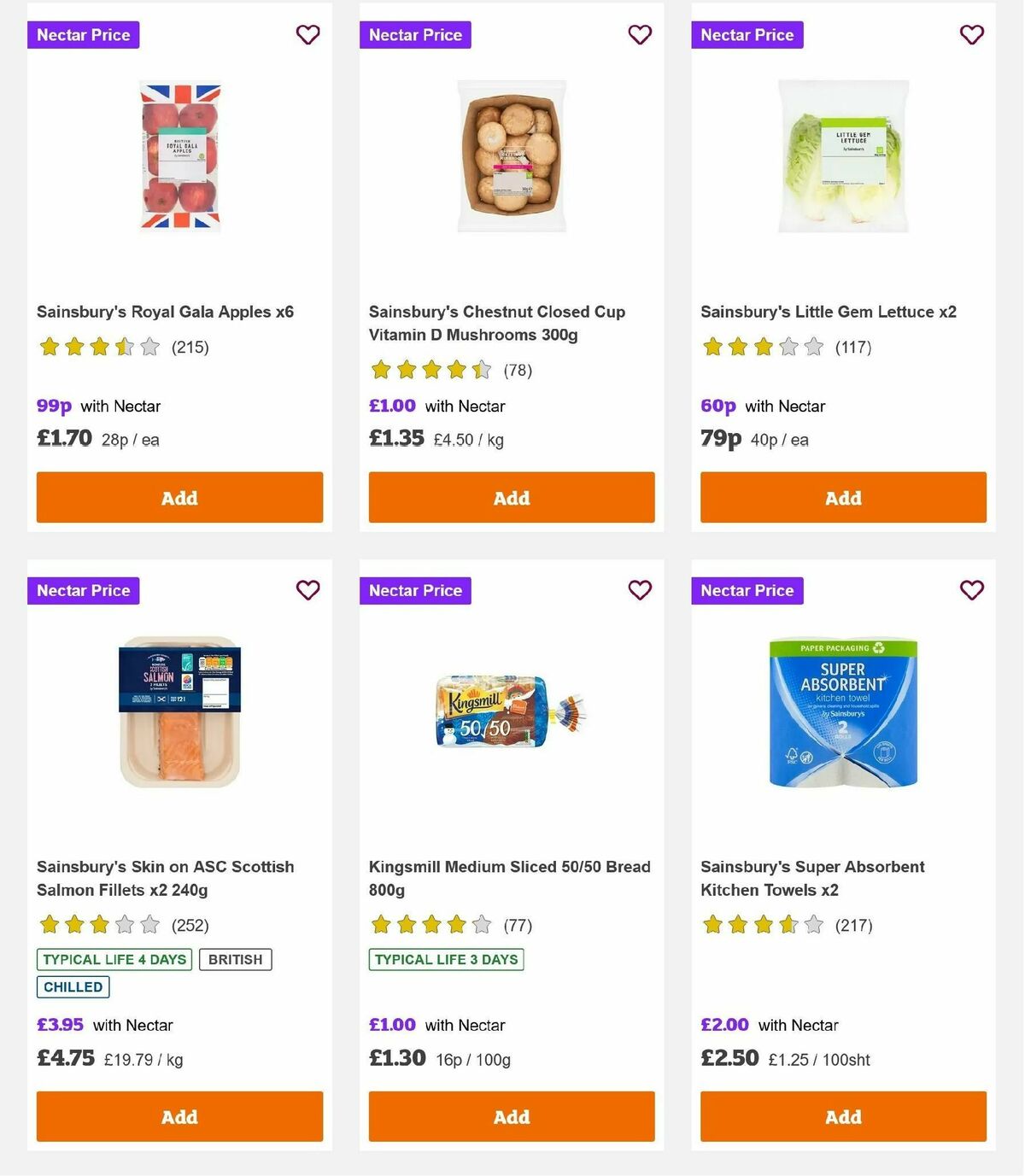 Sainsbury's Offers from 3 January