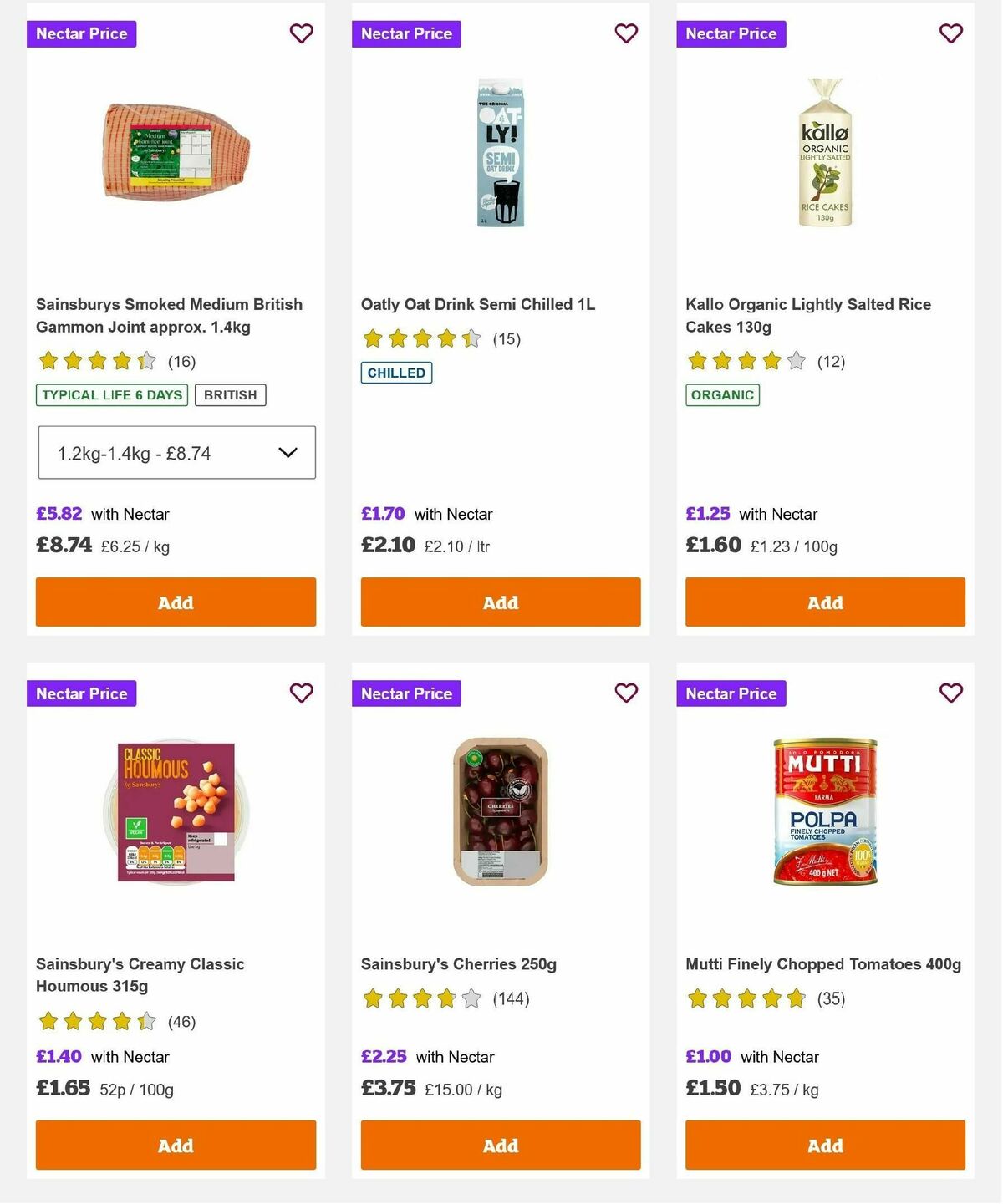 Sainsbury's Offers from 3 January