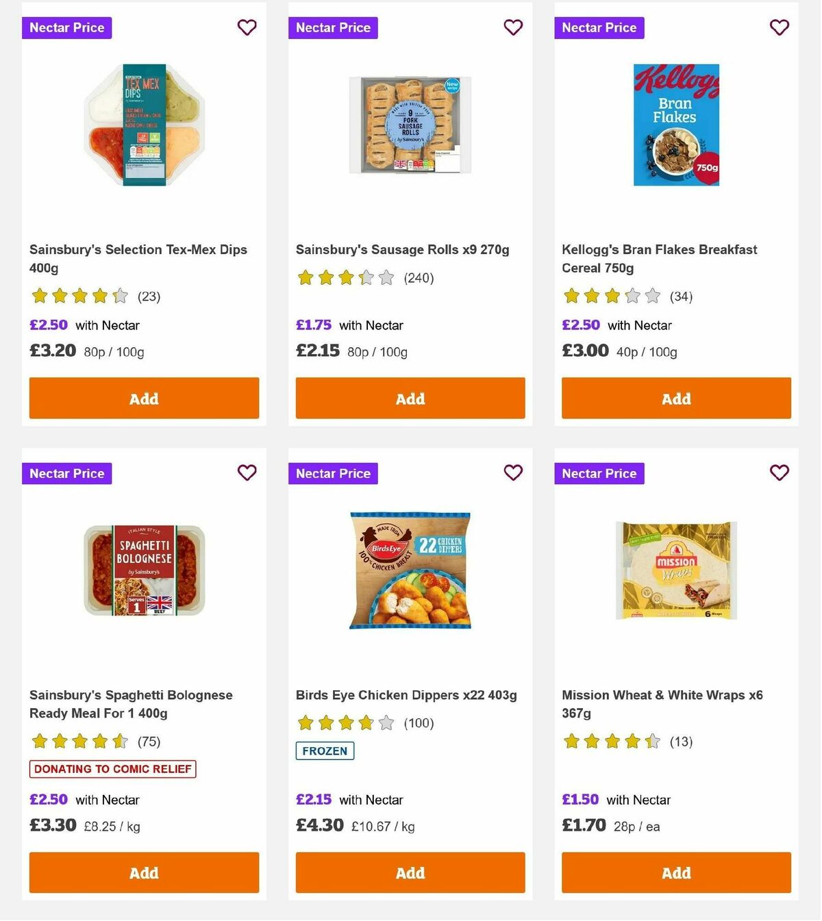 Sainsbury's Offers from 3 January