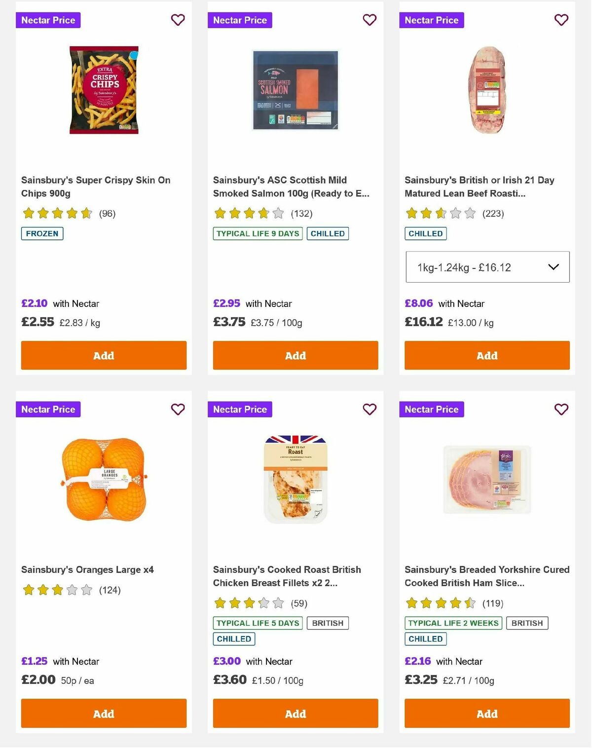 Sainsbury's Offers from 3 January