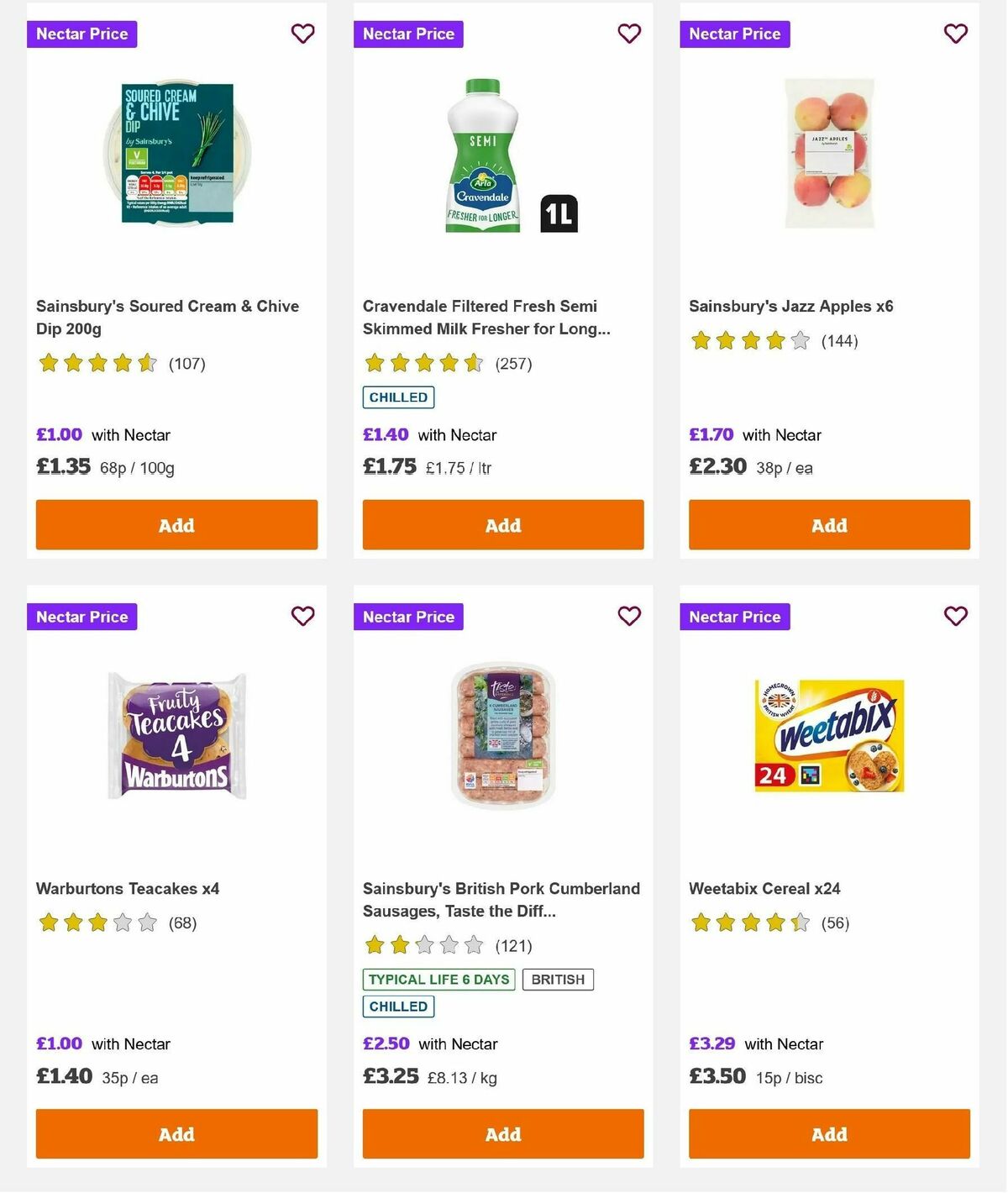 Sainsbury's Offers from 3 January