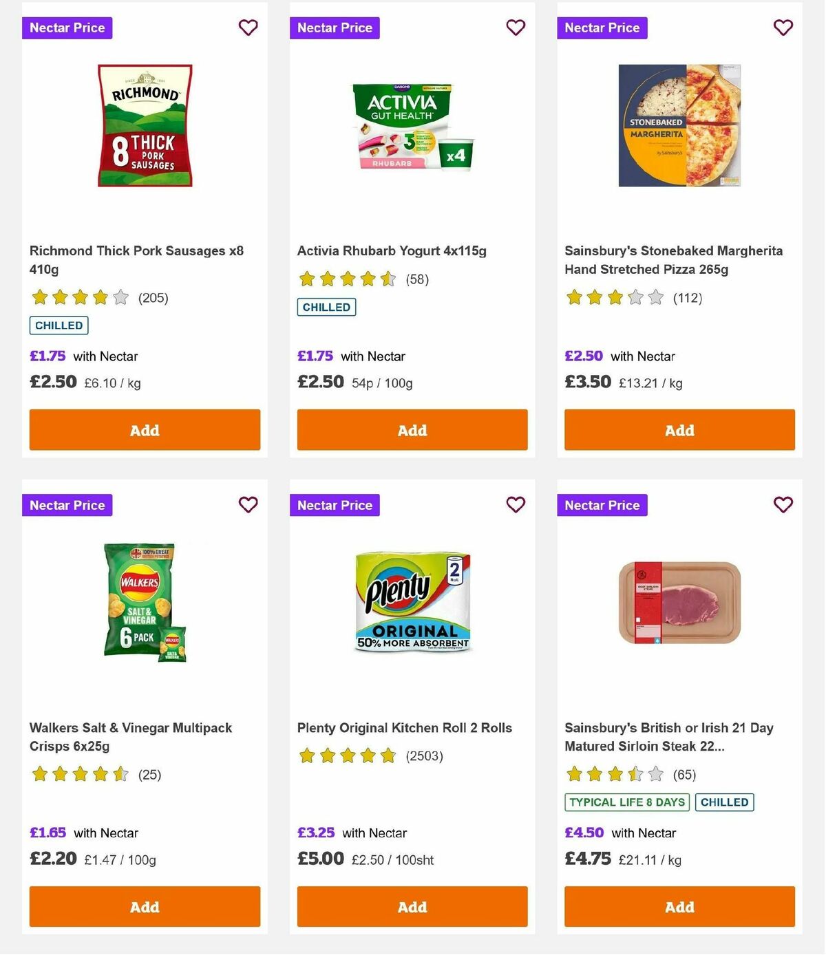 Sainsbury's Offers from 3 January