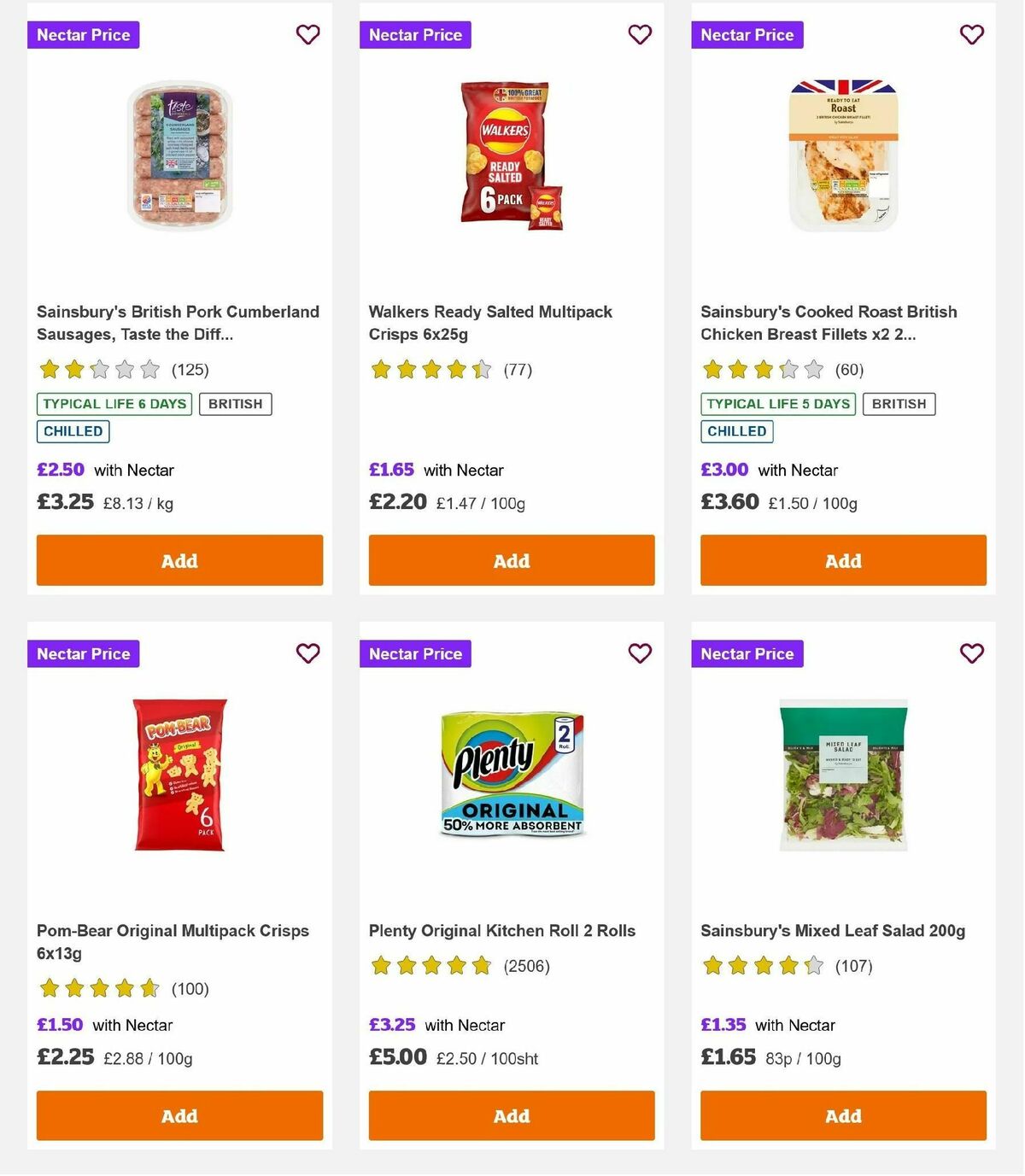 Sainsbury's Offers from 10 January