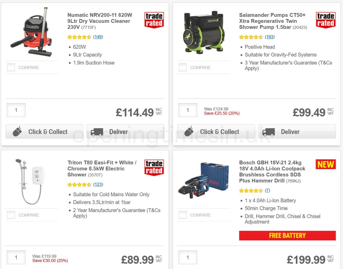 Screwfix Offers from 14 April