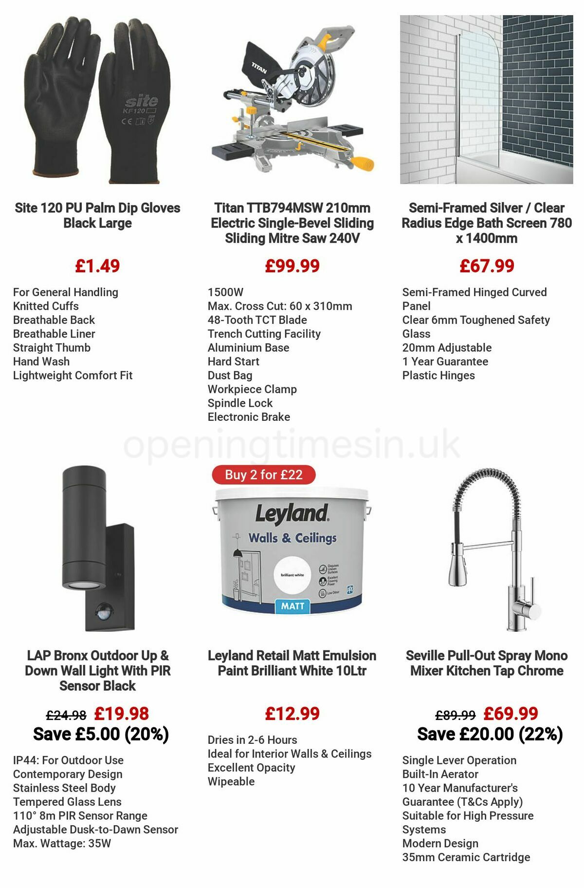 Screwfix Offers from 6 May