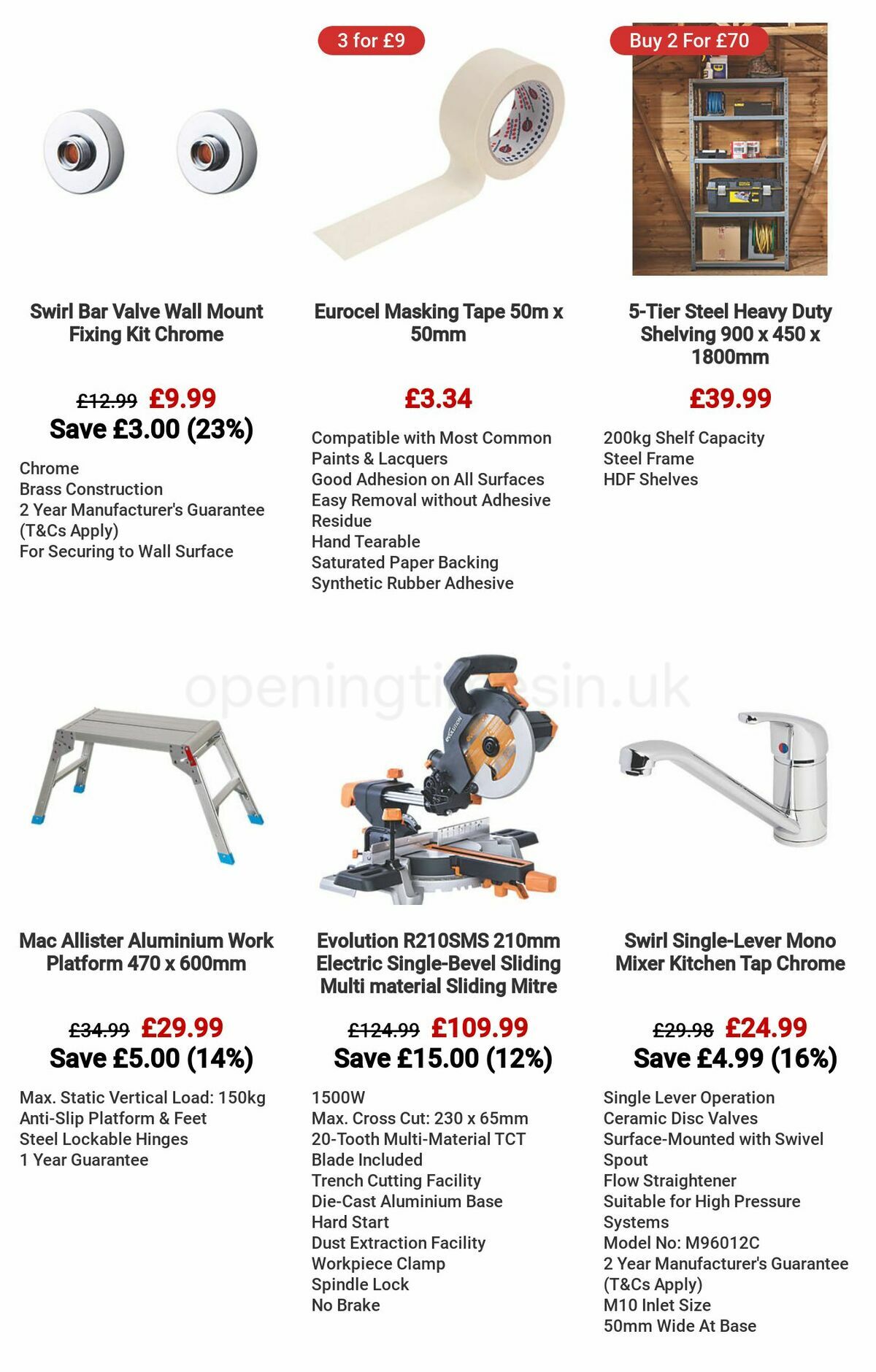 Screwfix Offers from 6 May