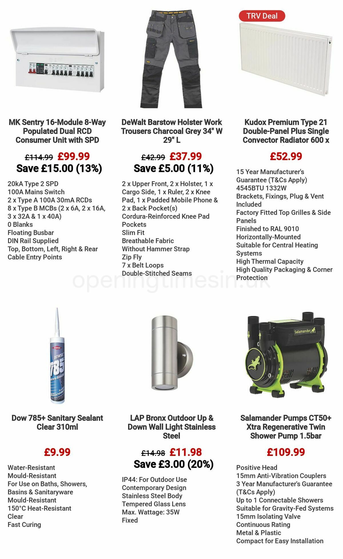 Screwfix Offers from 6 May