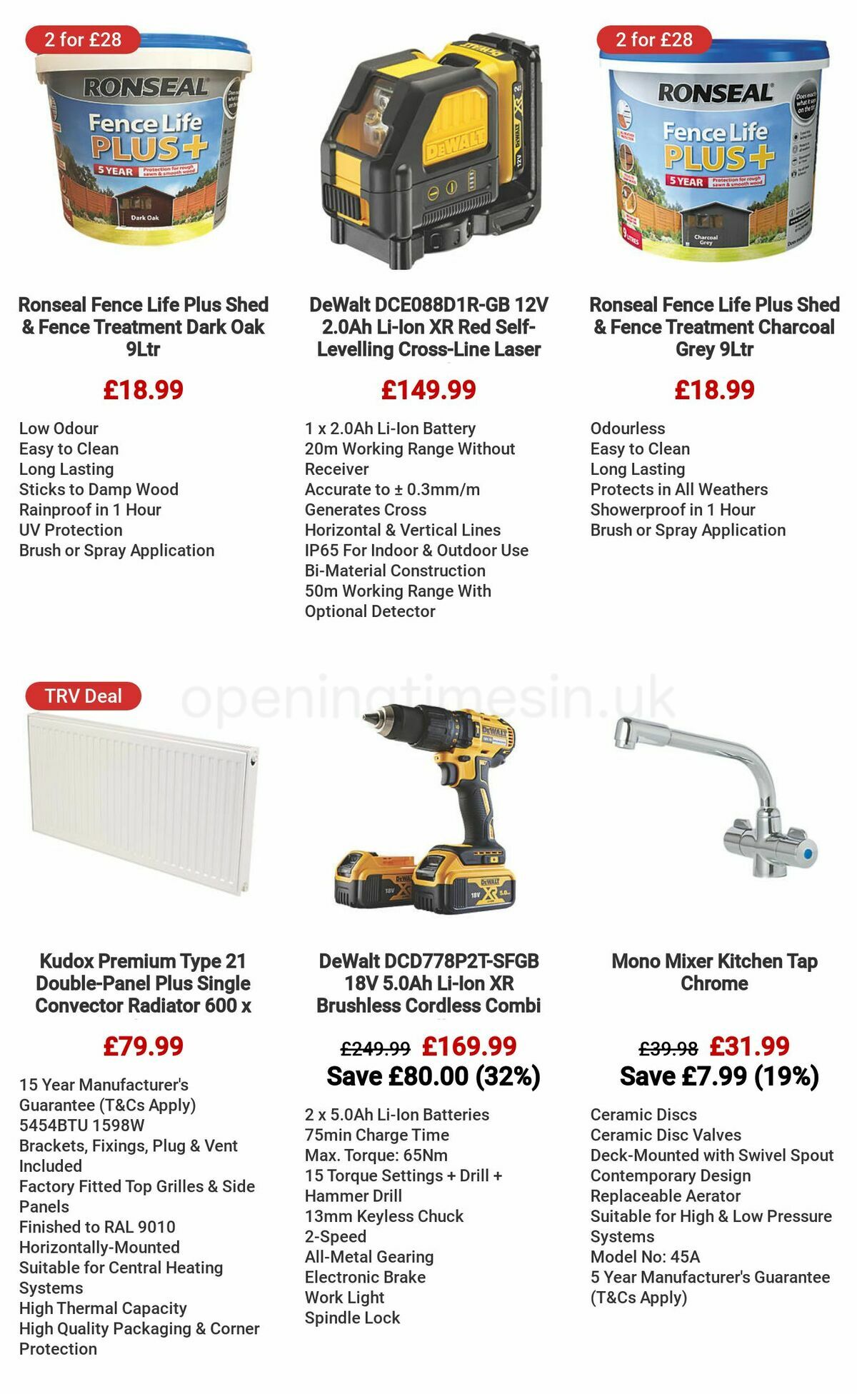 Screwfix Offers from 6 May