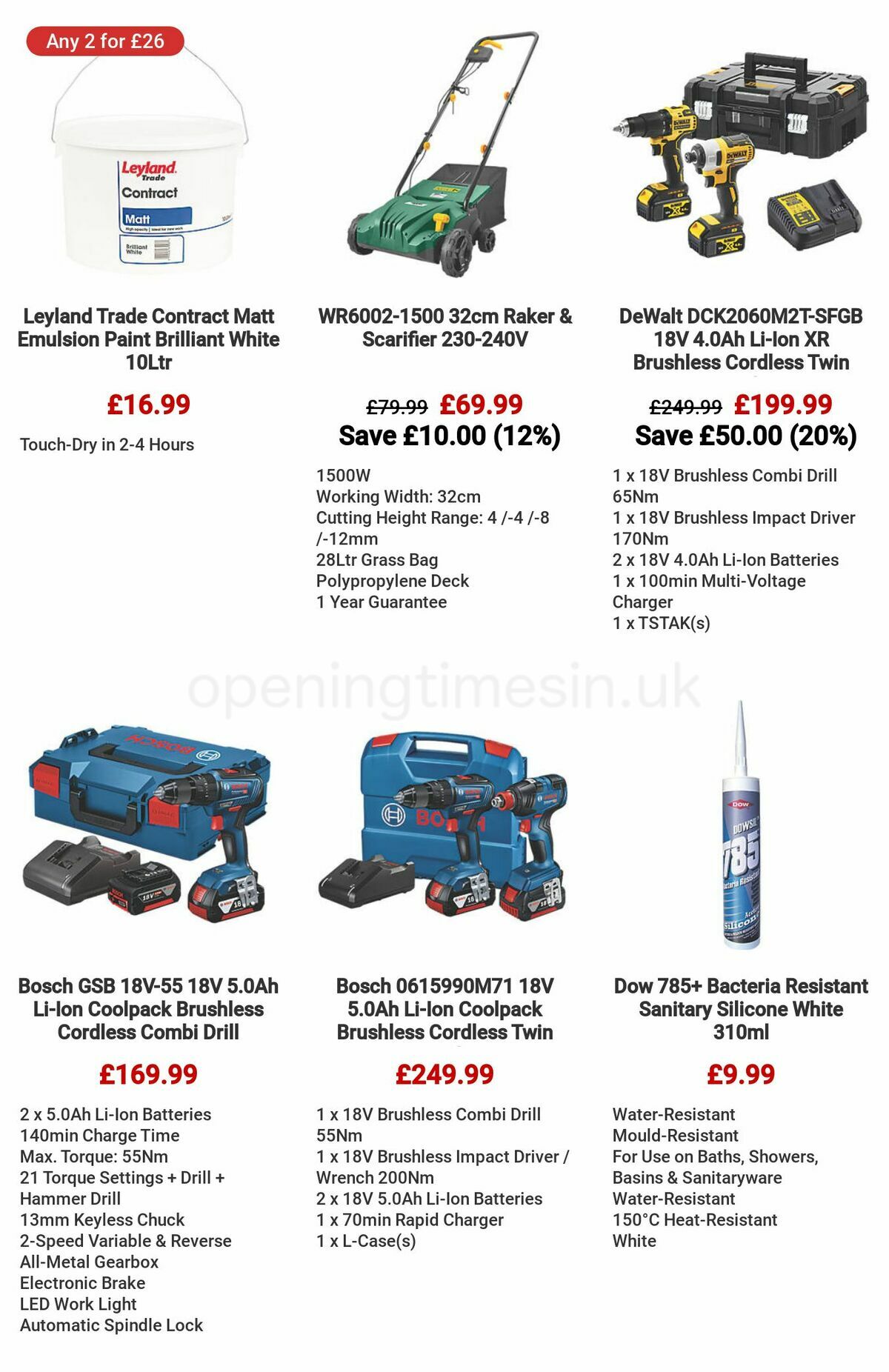 Screwfix Offers from 6 May