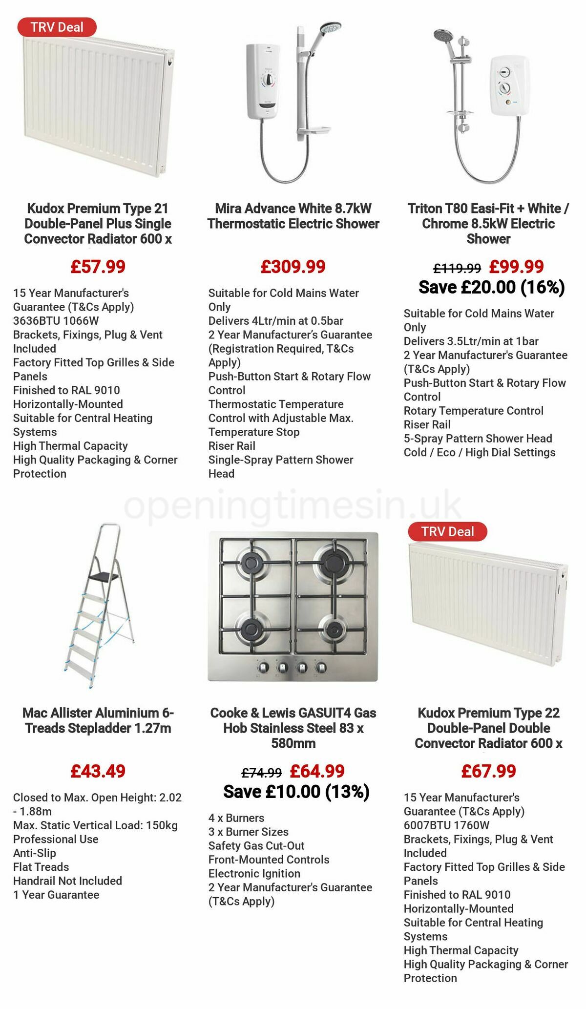 Screwfix Offers from 6 May