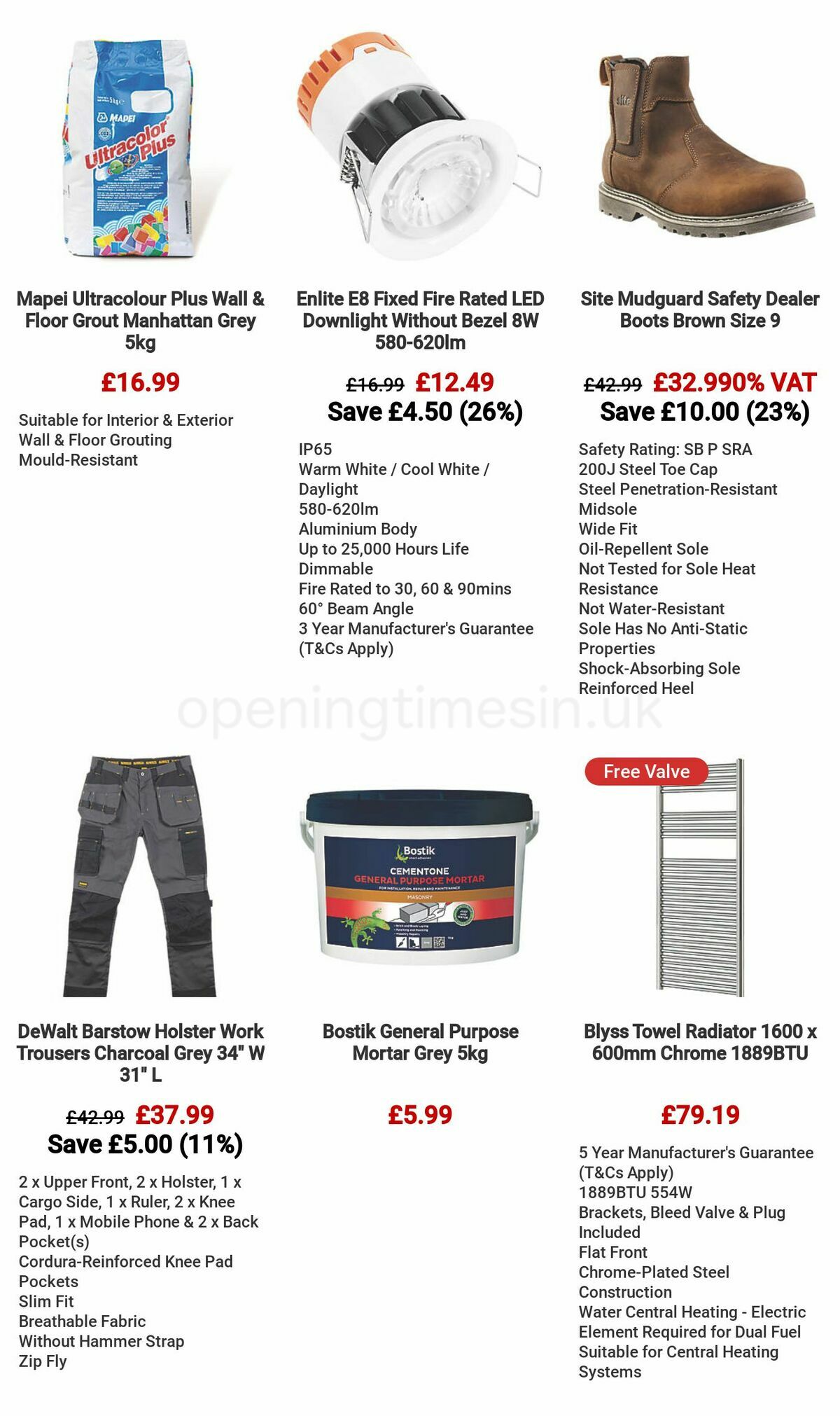 Screwfix Offers from 6 May