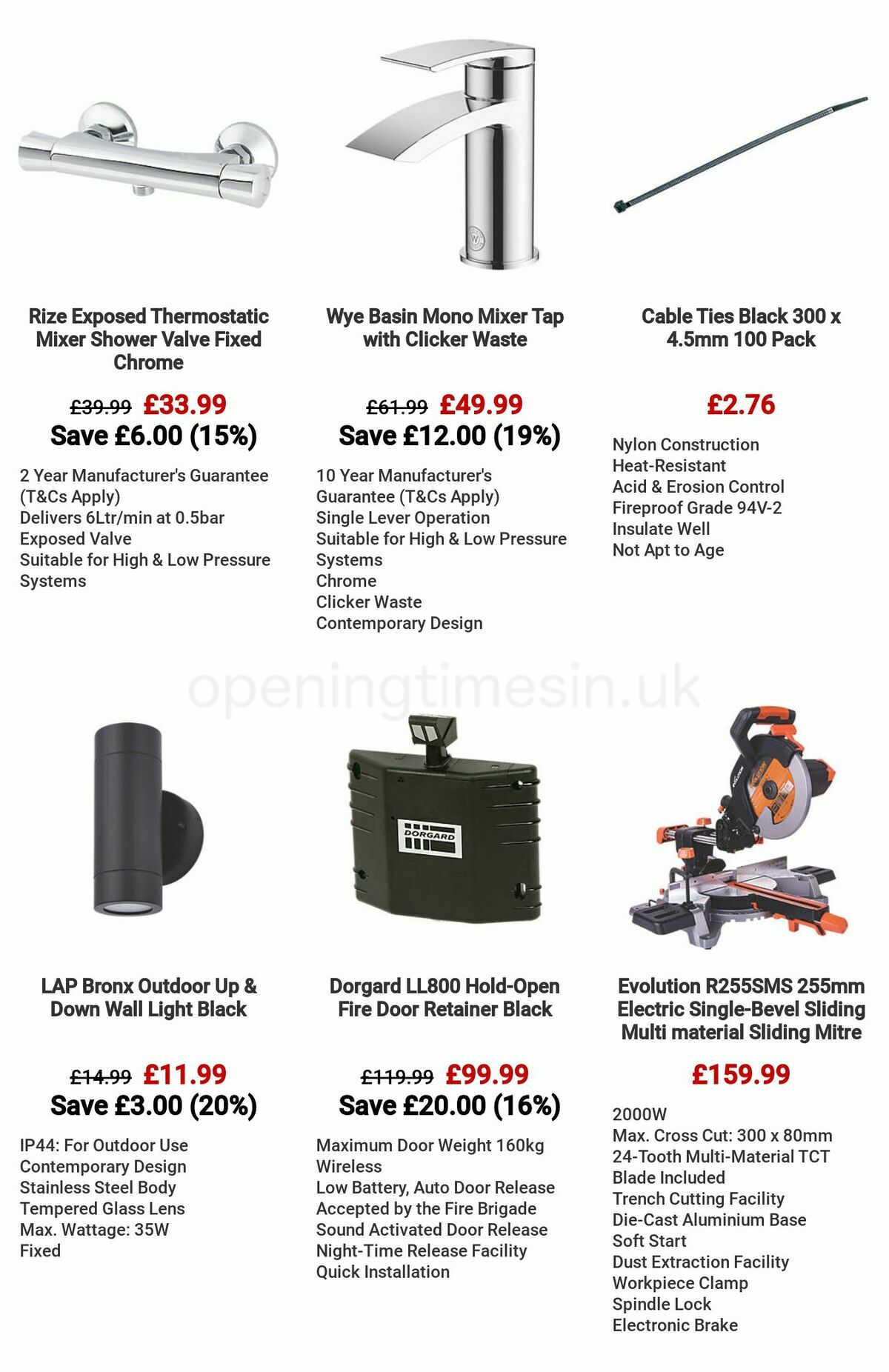 Screwfix Offers from 6 May