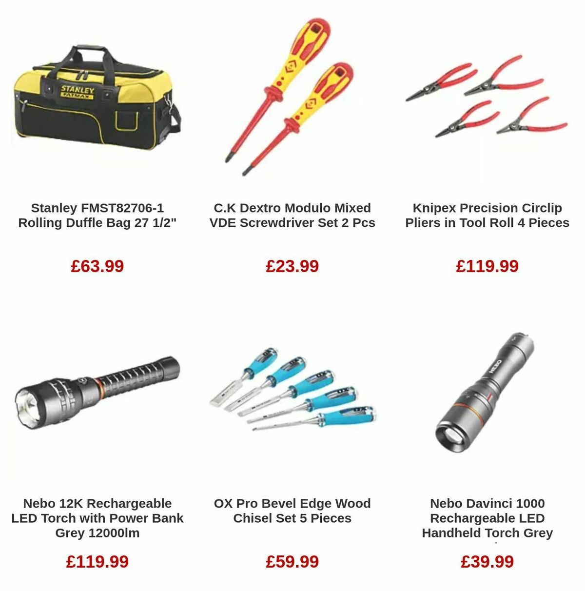 Screwfix Offers from 28 November