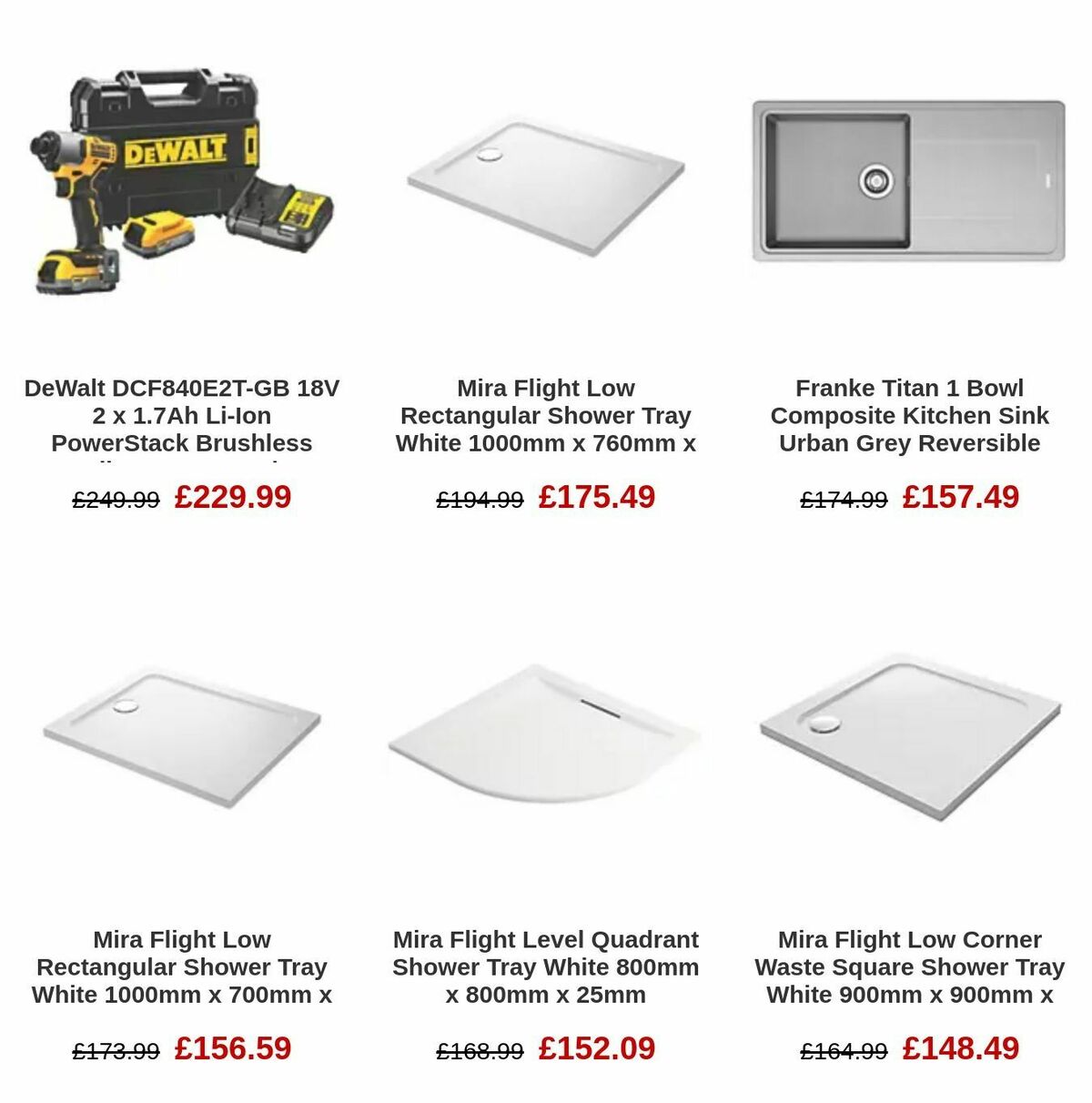 Screwfix Offers from 8 January