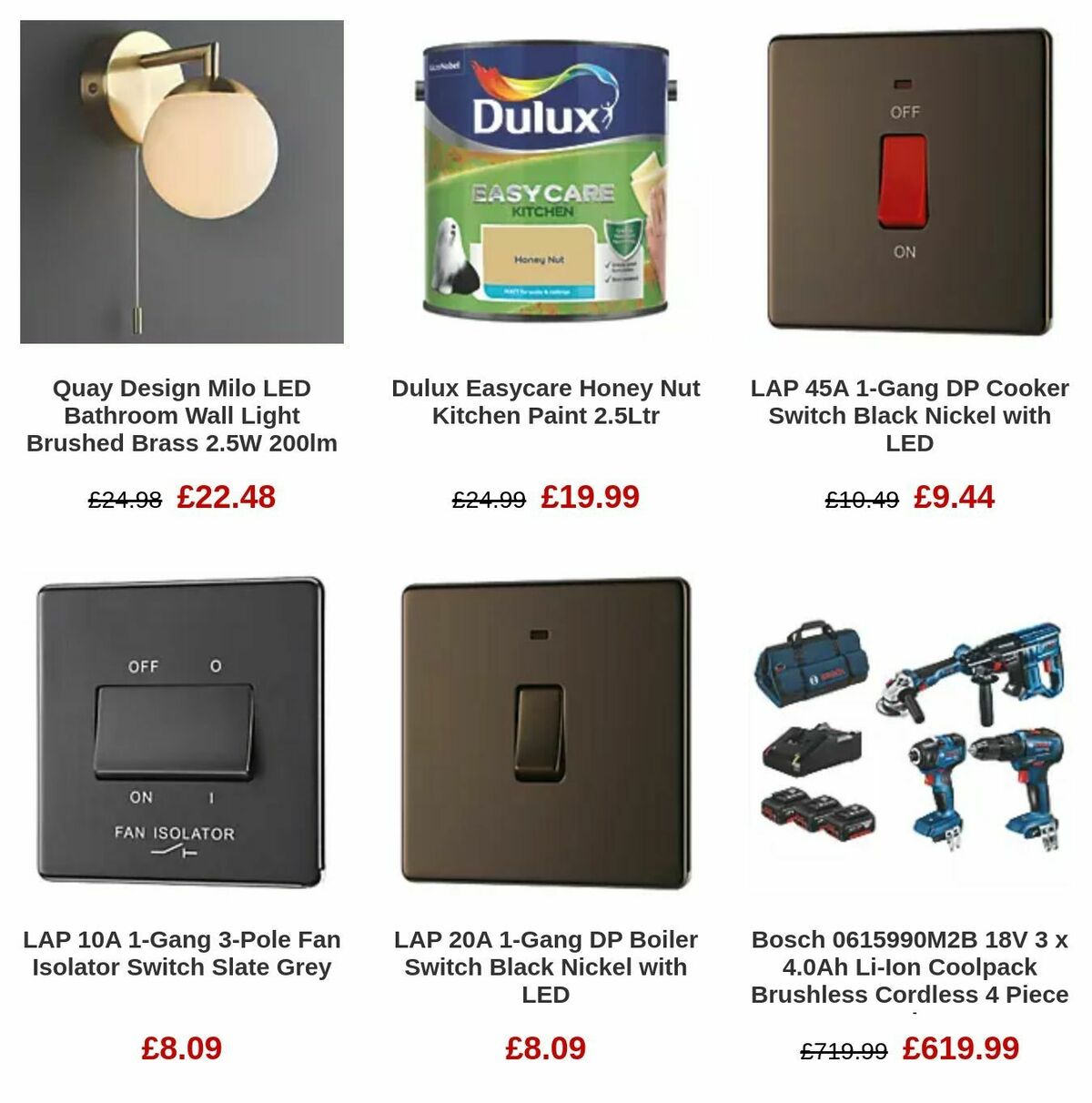 Screwfix Offers from 8 January