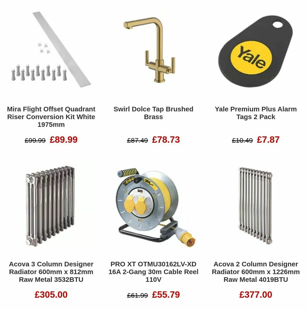 Screwfix Offers from 8 January