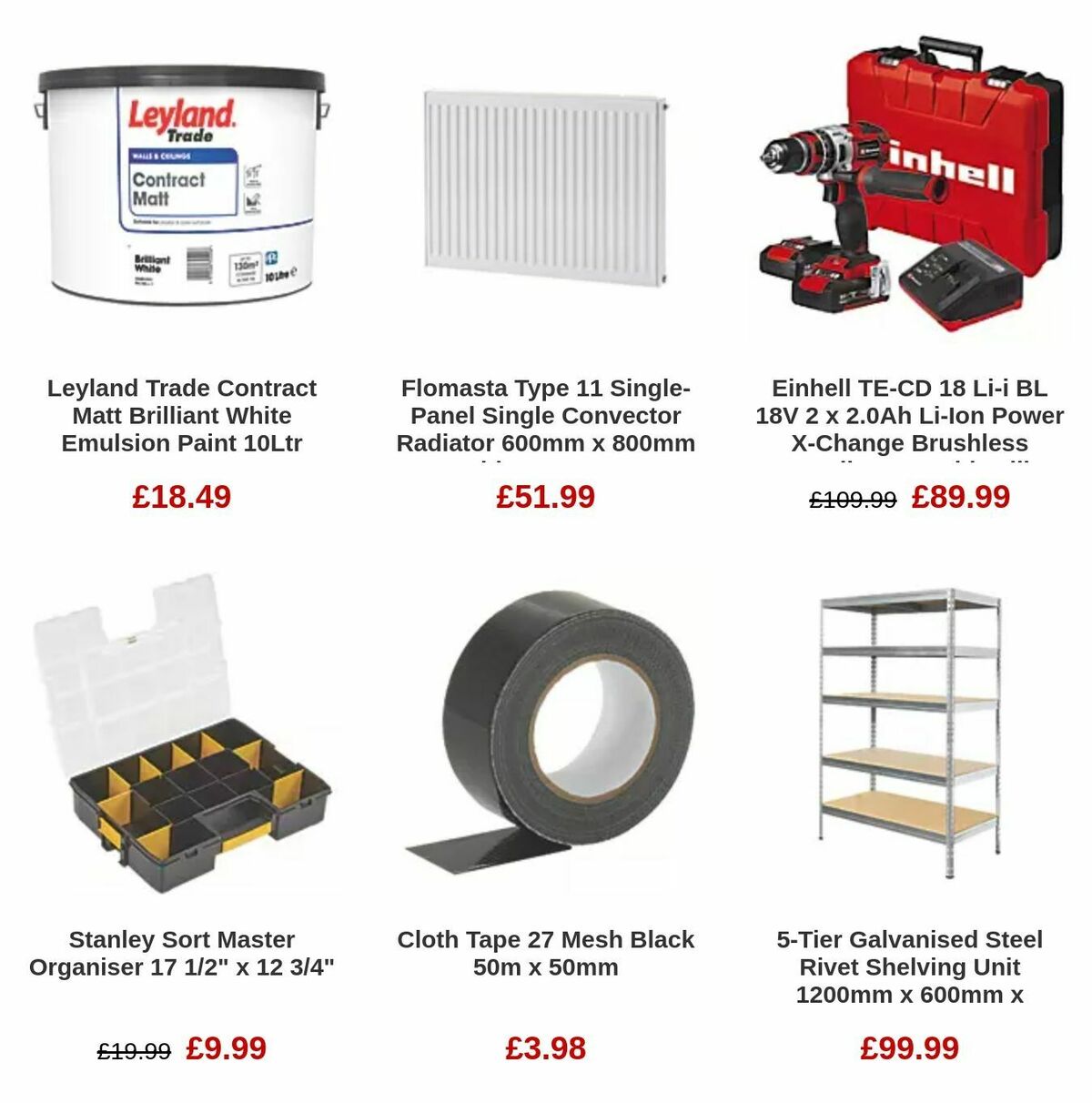 Screwfix Offers from 8 January