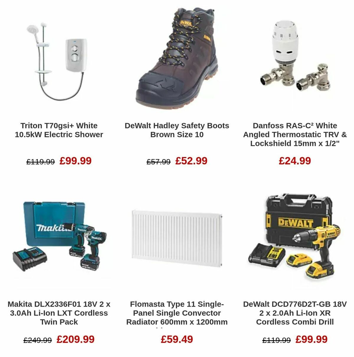 Screwfix Offers from 8 January