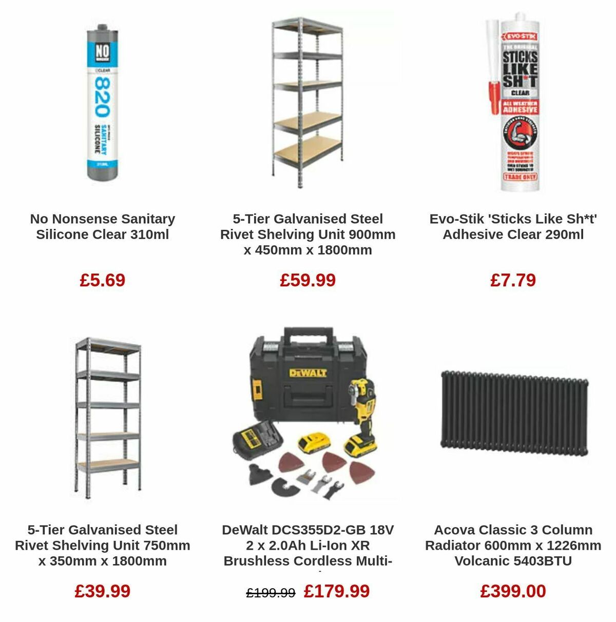 Screwfix Offers from 8 January