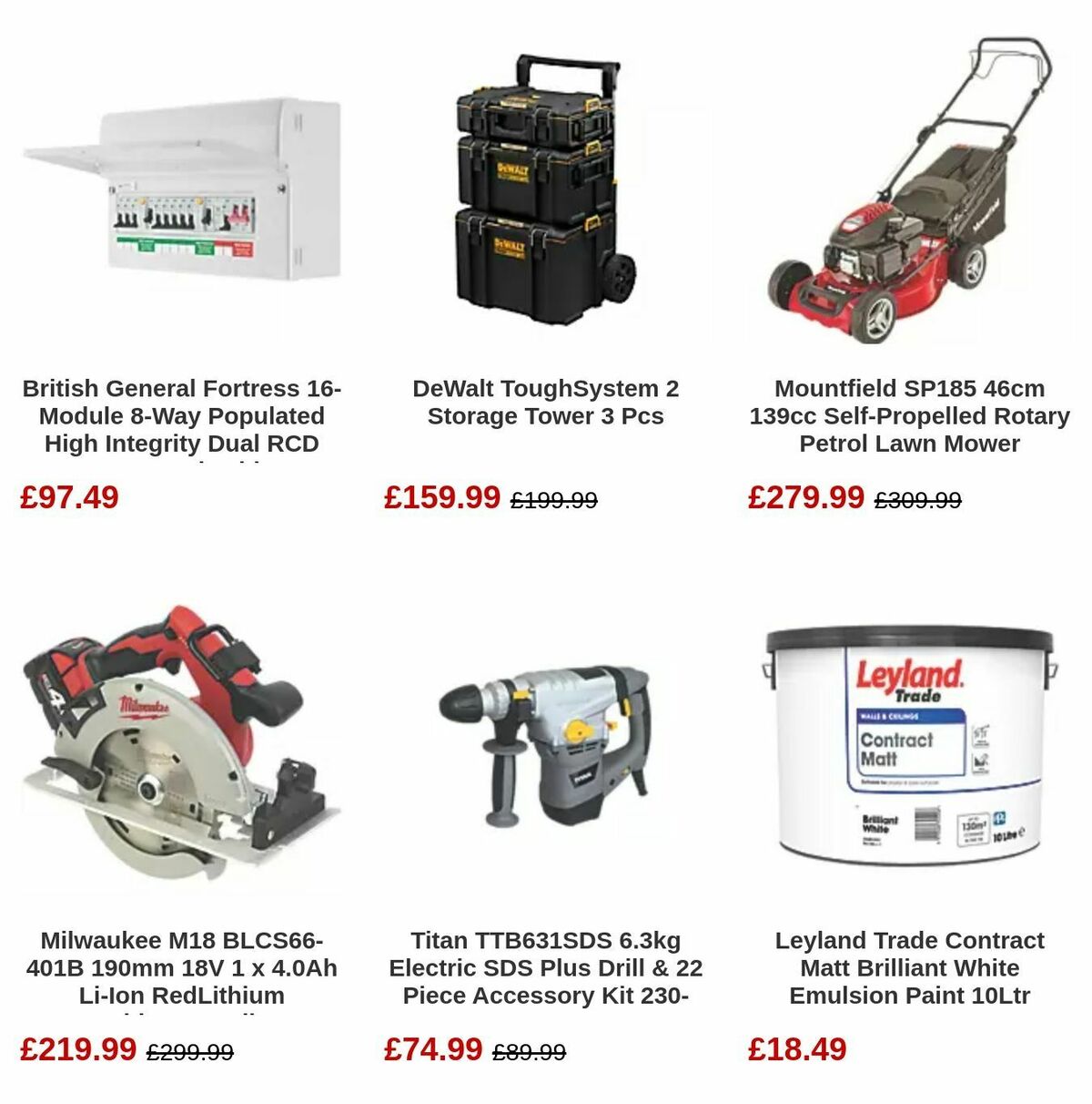 Screwfix Offers from 3 April