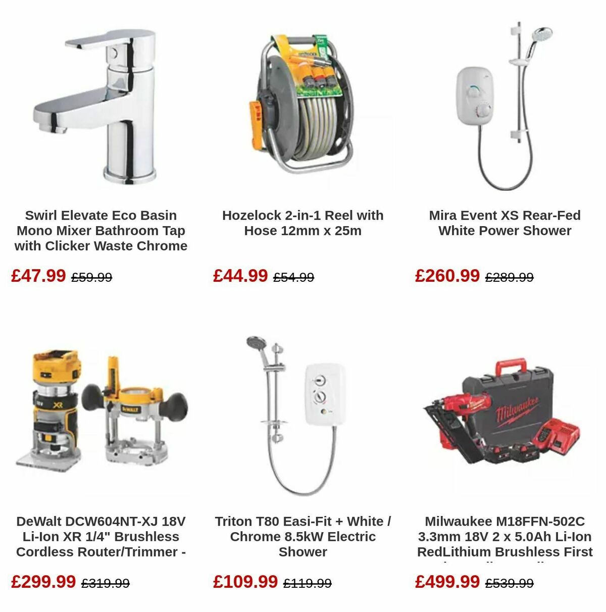 Screwfix Offers from 3 April