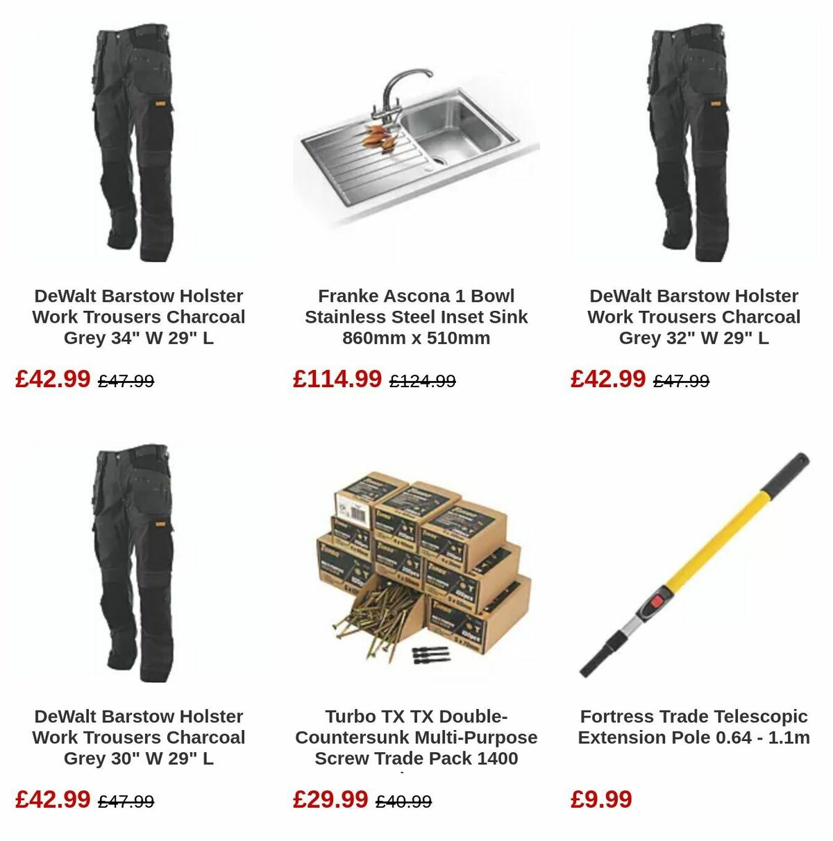 Screwfix Offers from 3 April