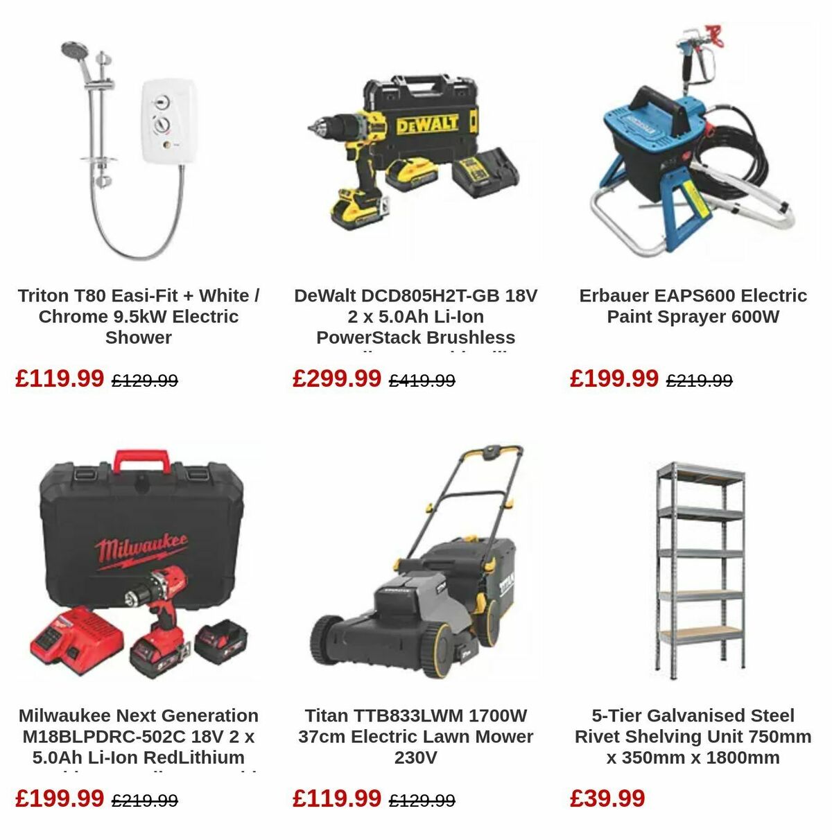 Screwfix Offers from 3 April