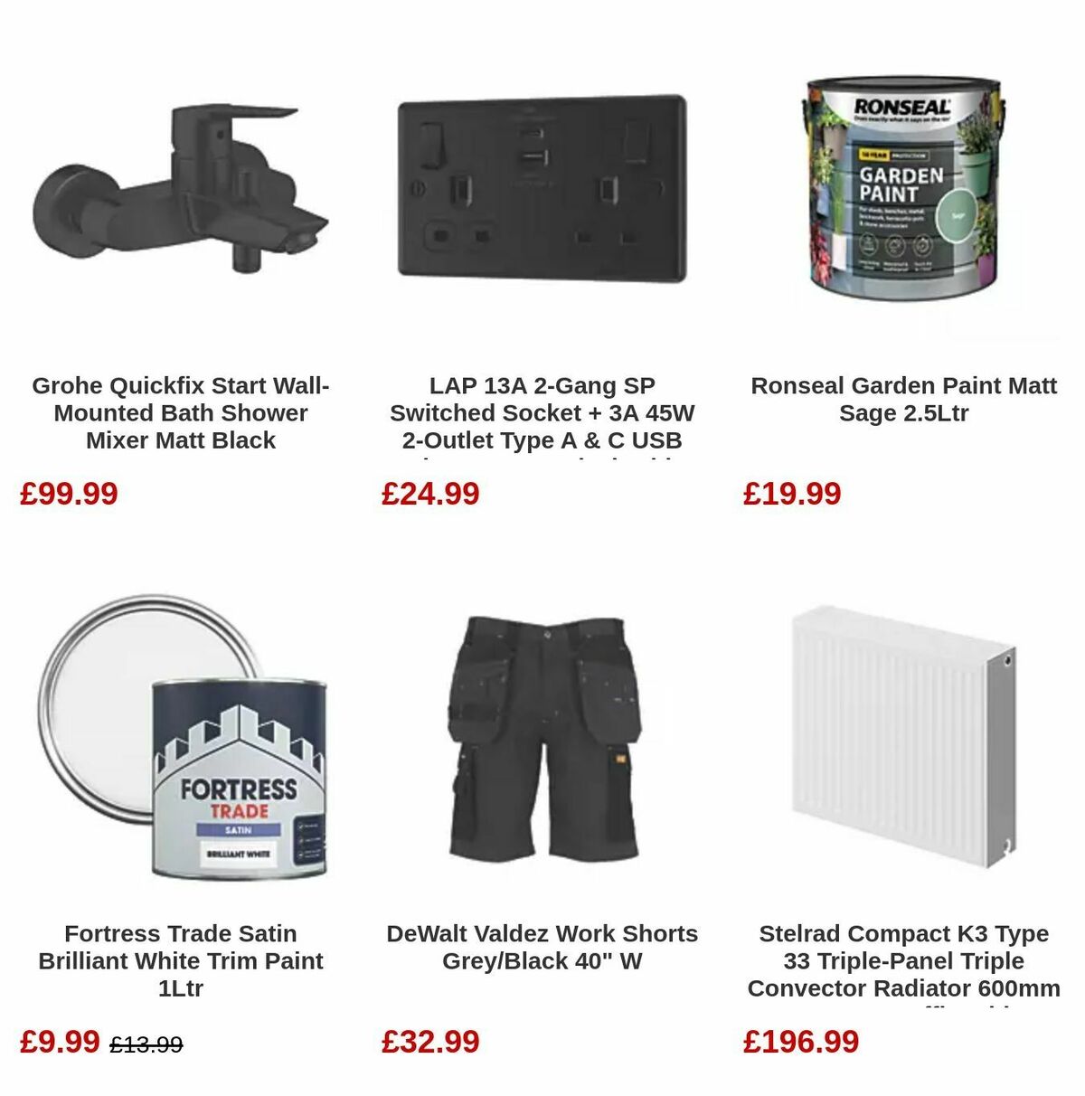 Screwfix Offers from 2 May