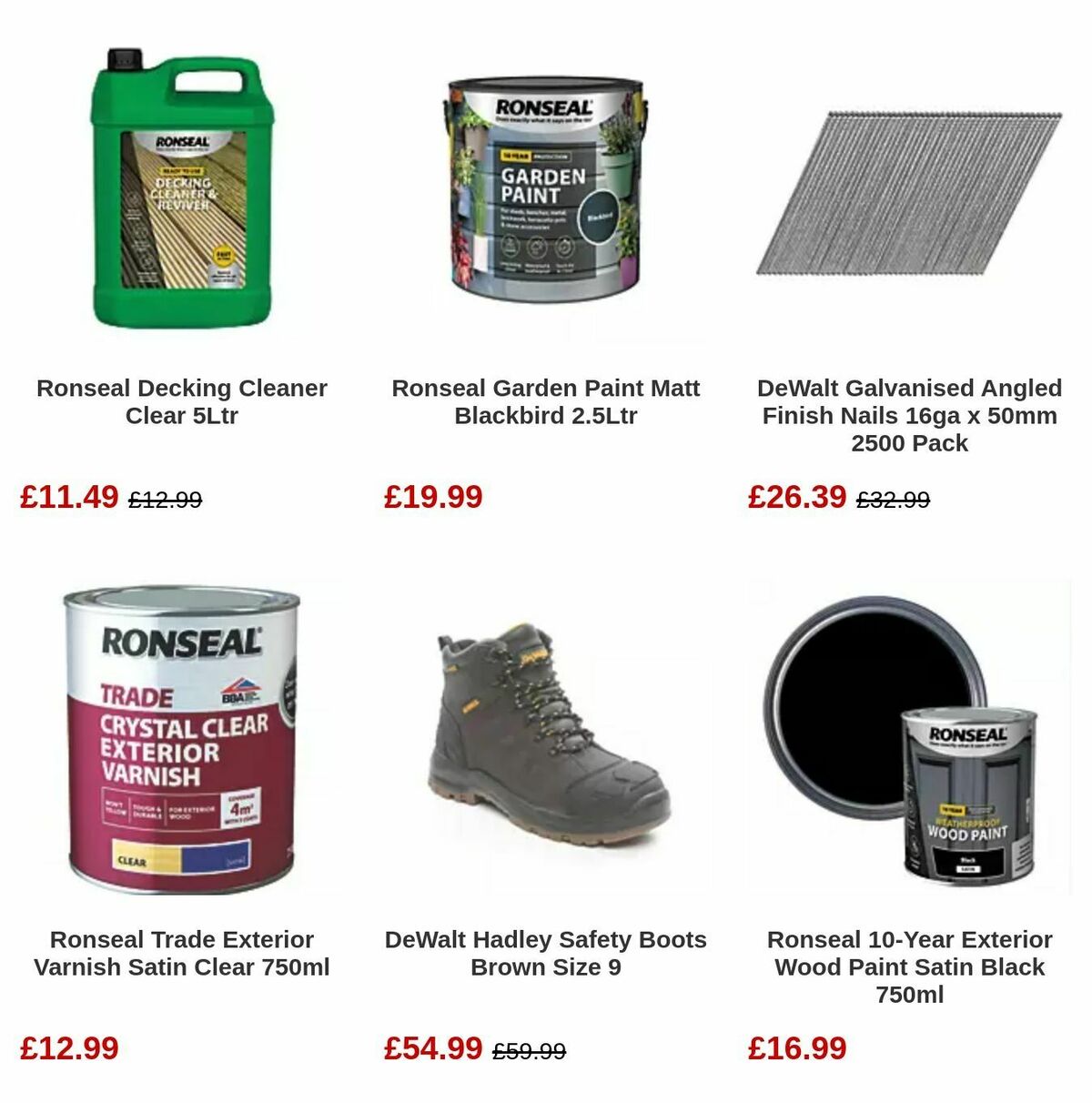 Screwfix Bank Holiday Offers from 1 May