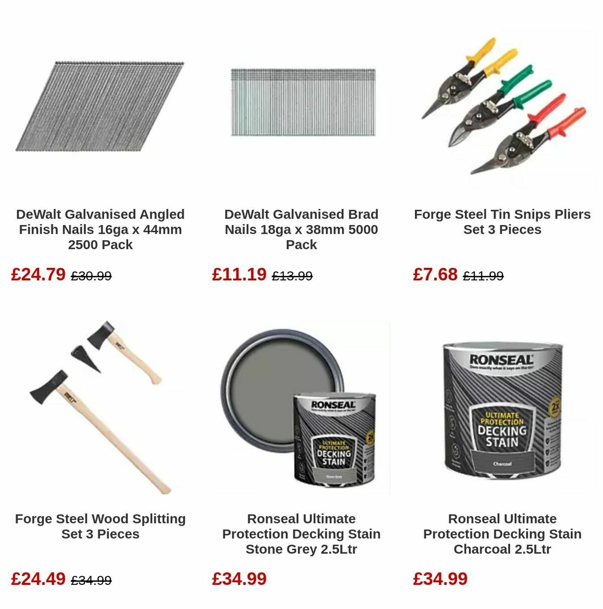 Screwfix Bank Holiday Offers from 1 May