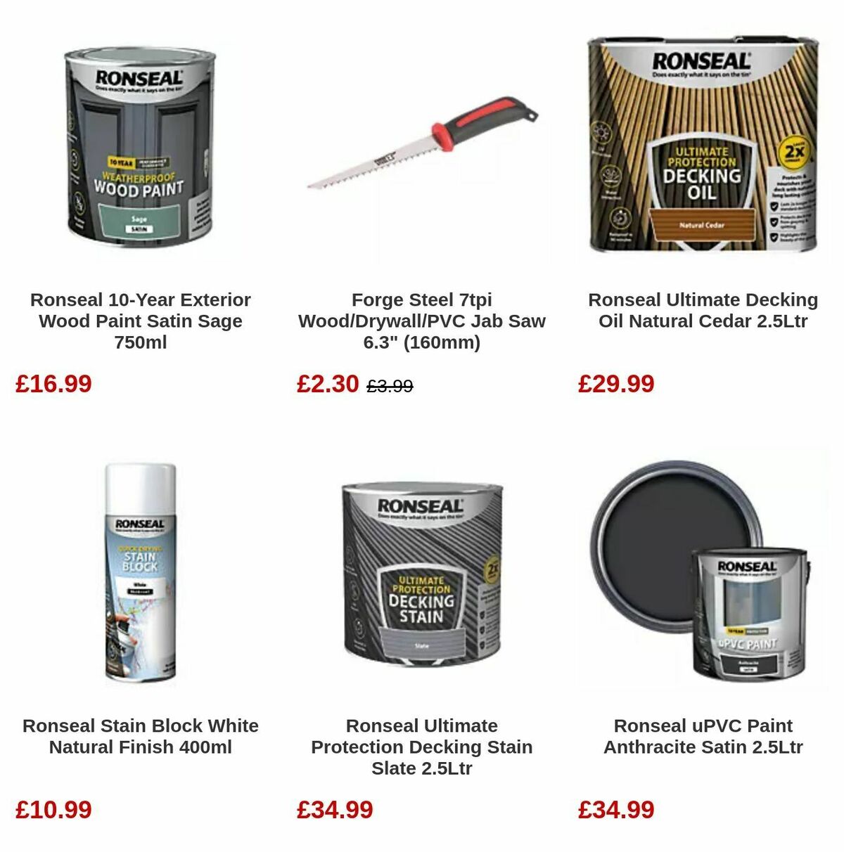 Screwfix Bank Holiday Offers from 1 May