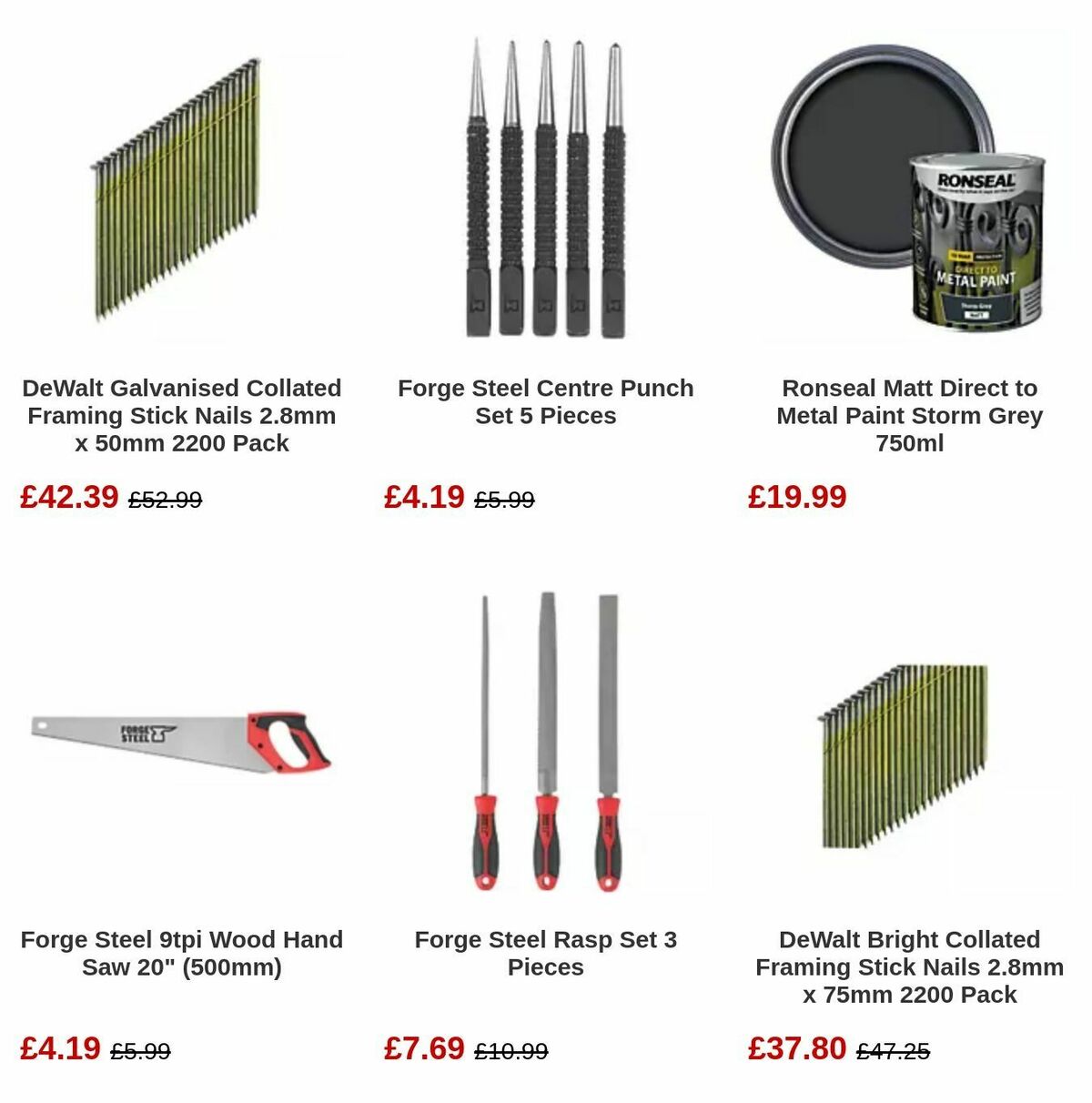 Screwfix Bank Holiday Offers from 1 May