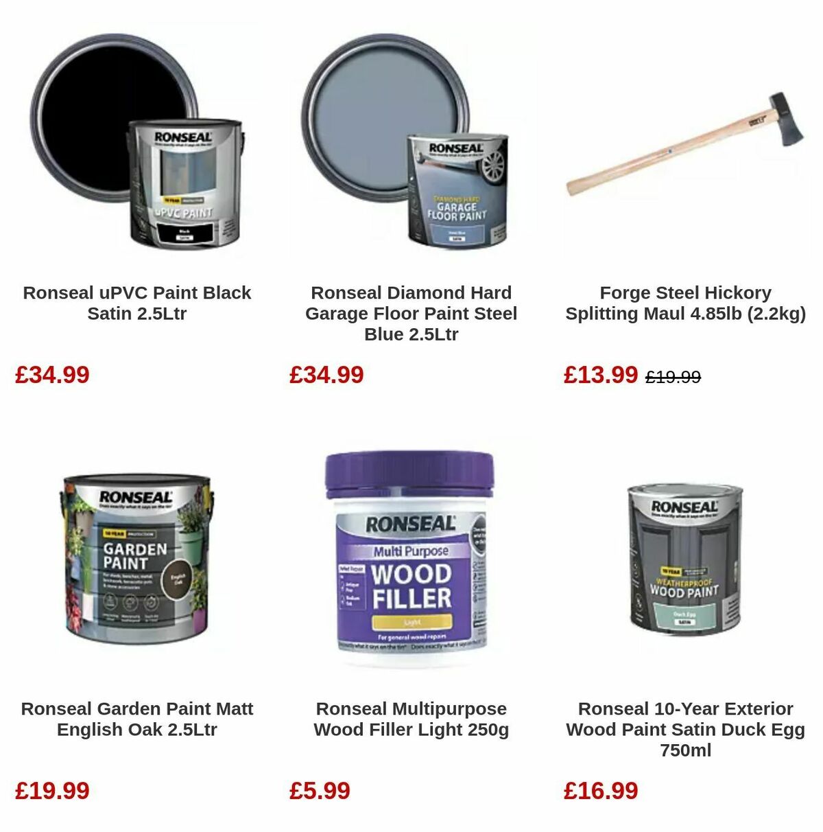 Screwfix Bank Holiday Offers from 1 May