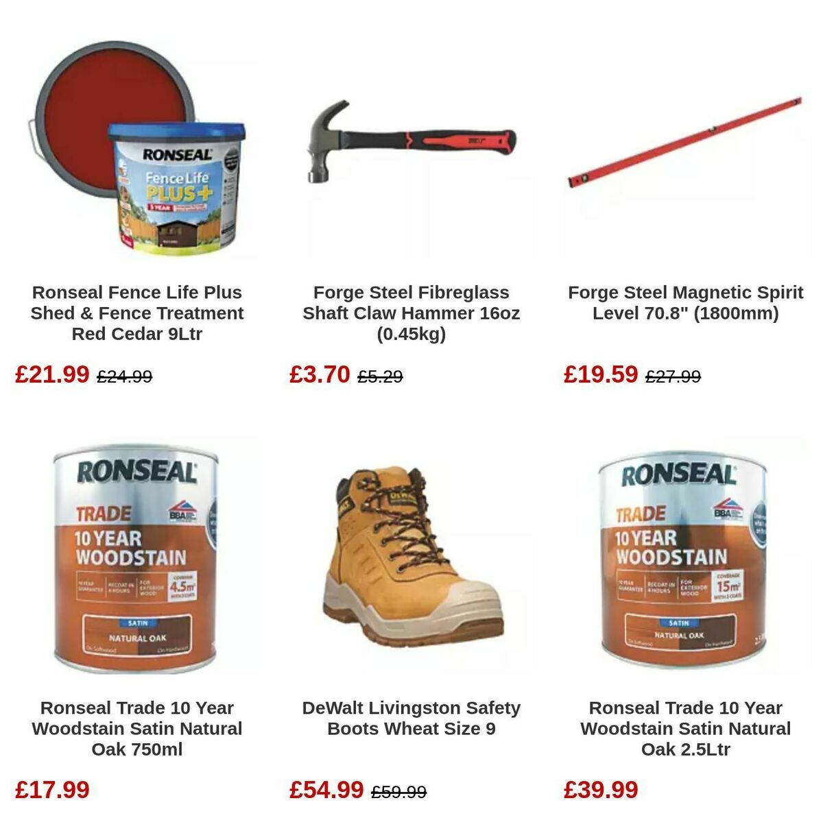 Screwfix Bank Holiday Offers from 1 May