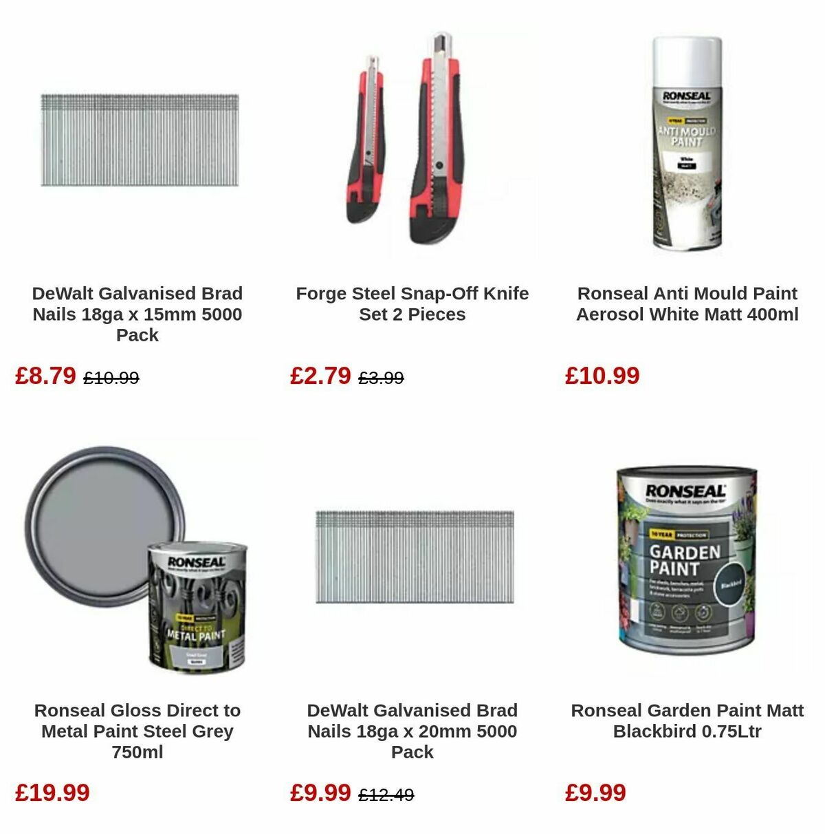 Screwfix Bank Holiday Offers from 1 May