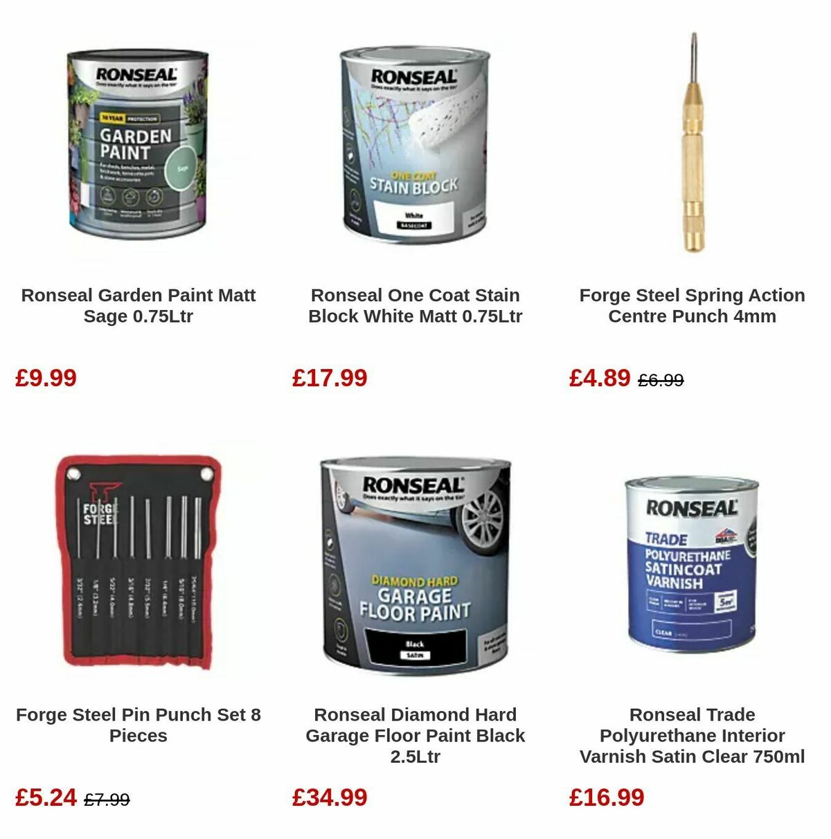 Screwfix Bank Holiday Offers from 1 May