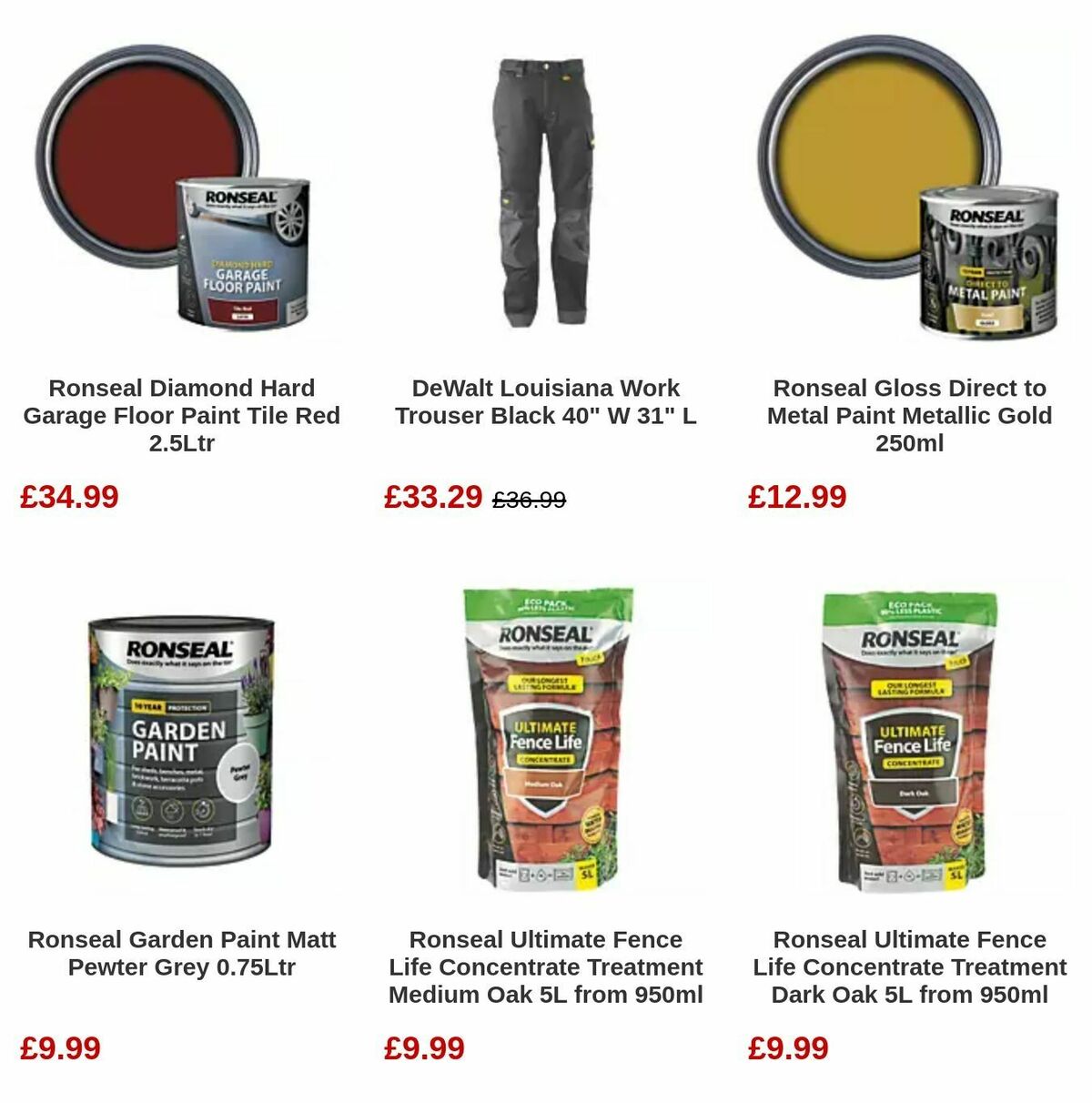 Screwfix Bank Holiday Offers from 1 May