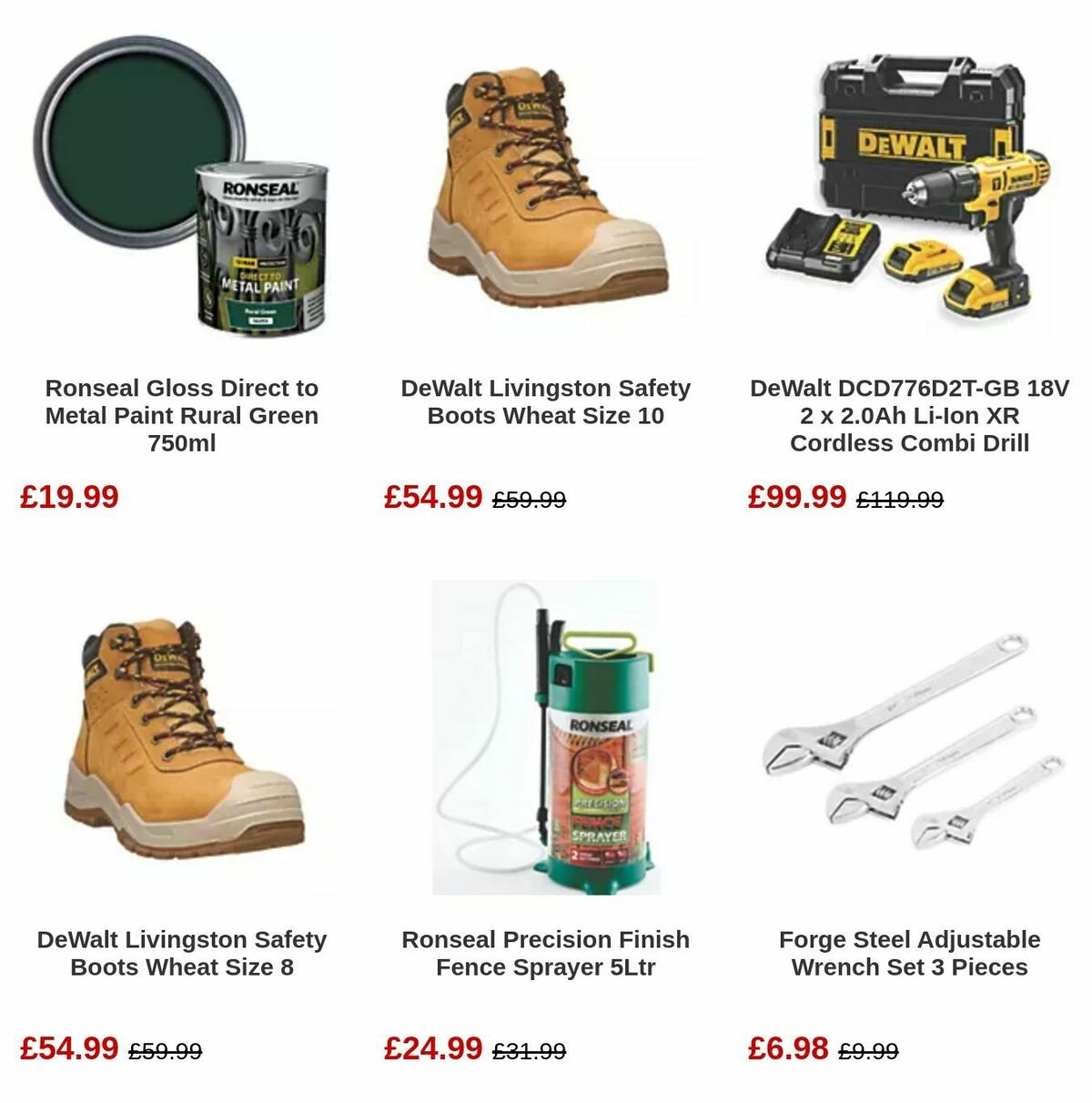 Screwfix Bank Holiday Offers from 1 May