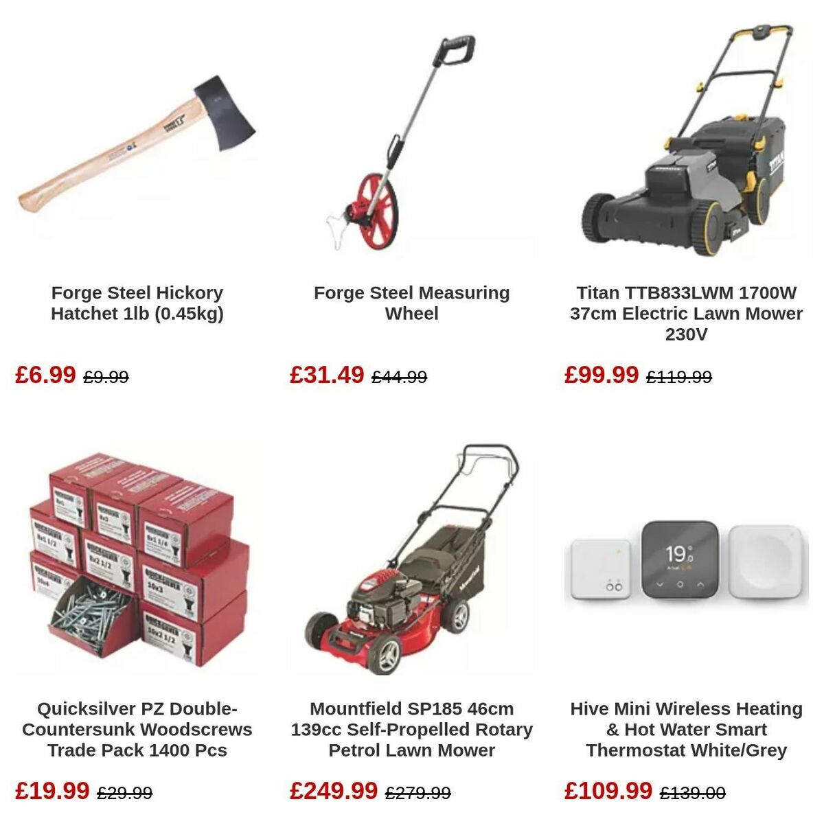 Screwfix Bank Holiday Offers from 1 May