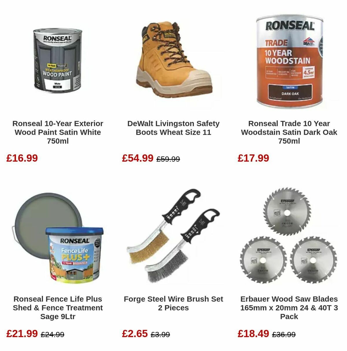 Screwfix Bank Holiday Offers from 1 May